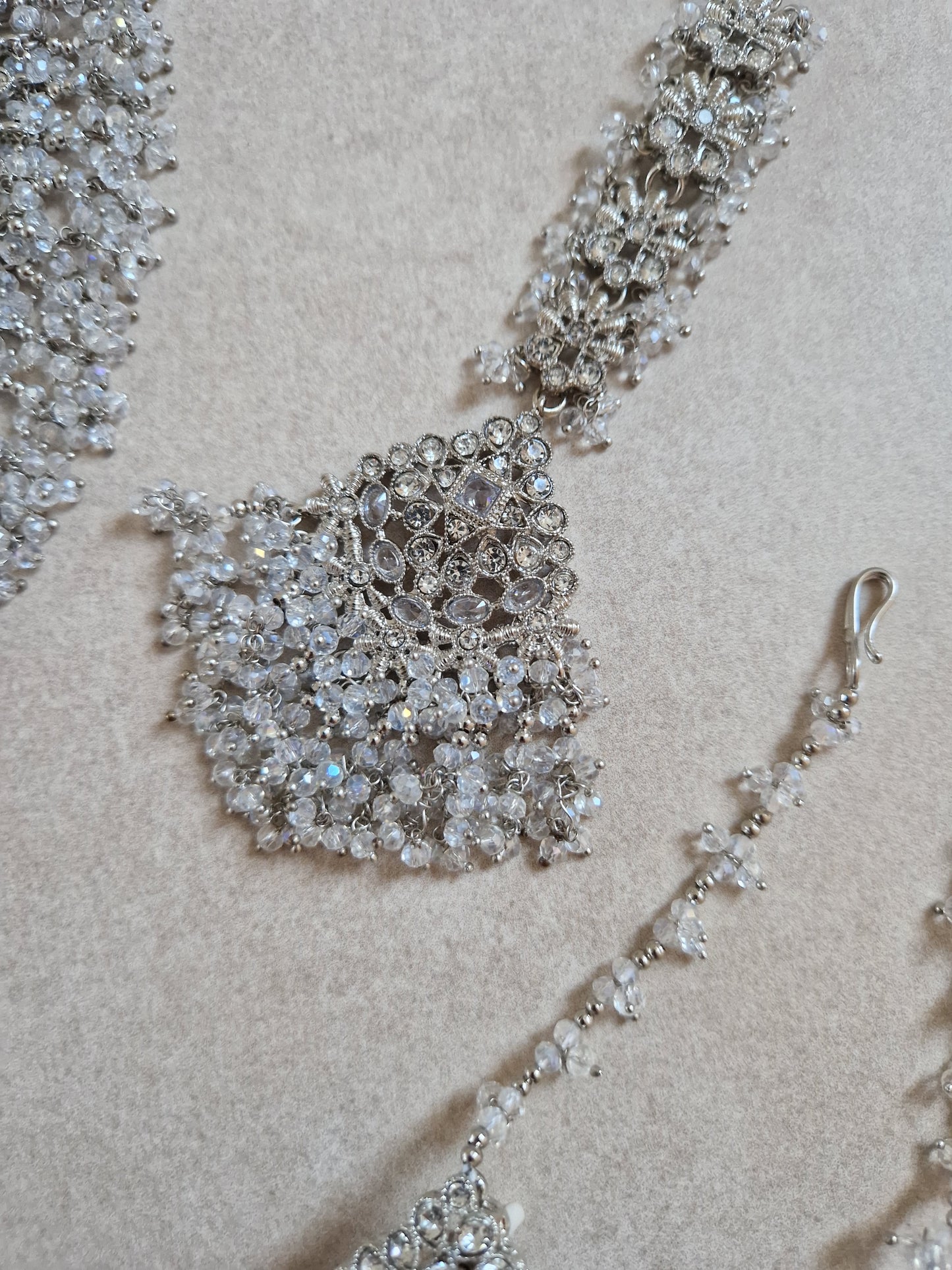 AMELIA - Bridal/Semi Bridal Indian Jewellery set - SILVER