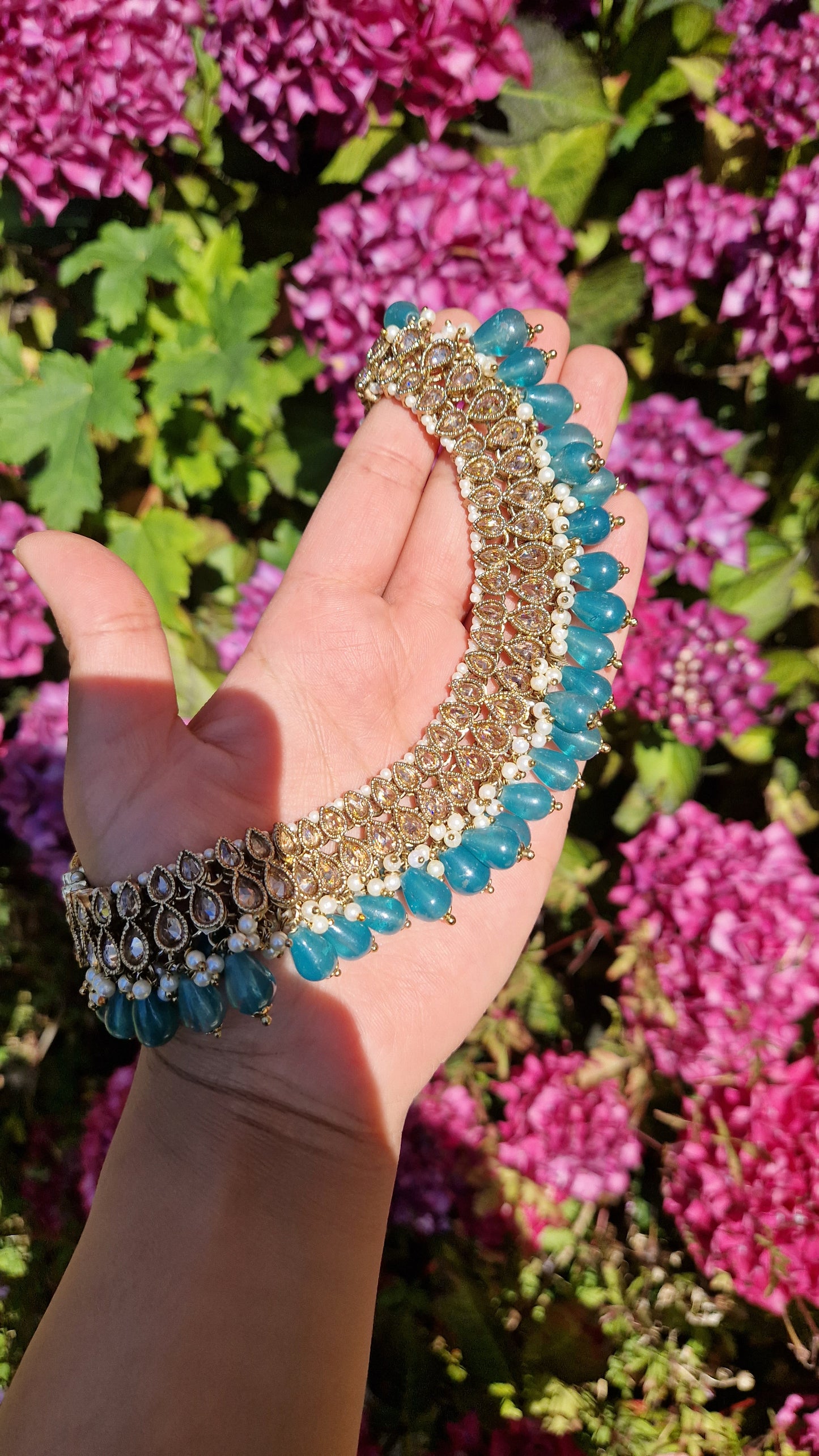 RASAA - Indian Reverse AD Party Set- TURQUOISE