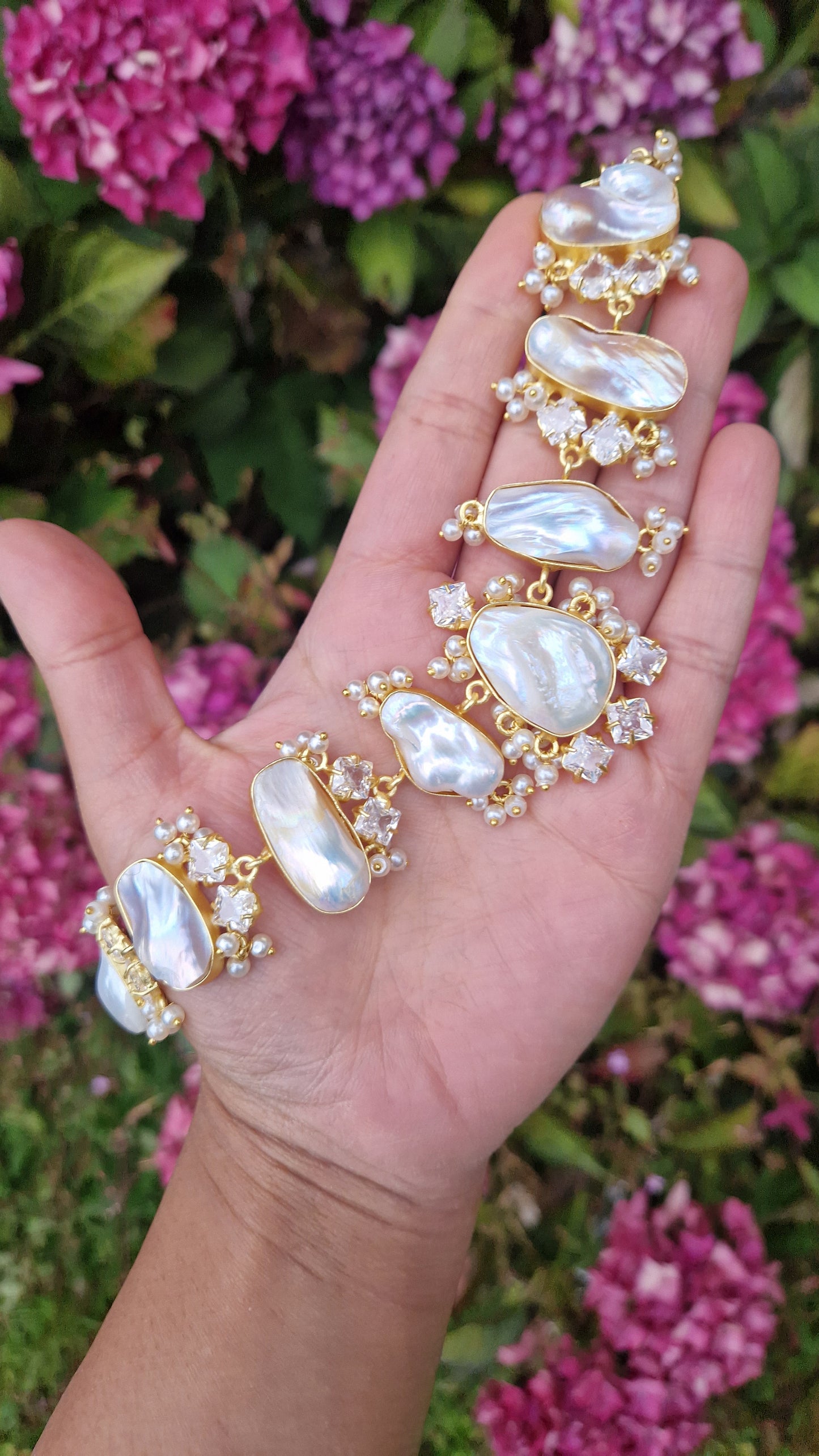 AATIKA- *Premium* Authentic Fresh Water Pearls Necklace Set