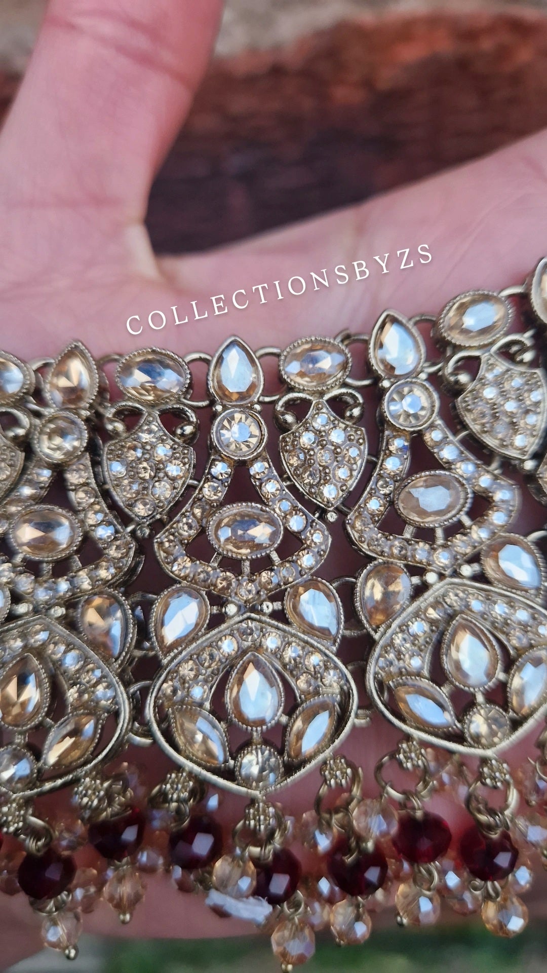 MARIA - Indian Bridal/Semi Bridal - MAROON