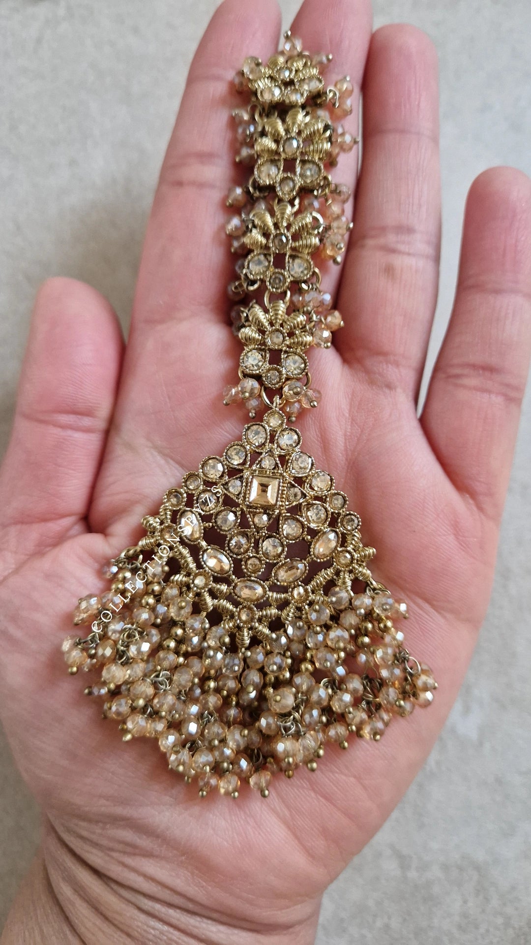AMELIA - Bridal/Semi Bridal Indian Jewellery set - FULL GOLD