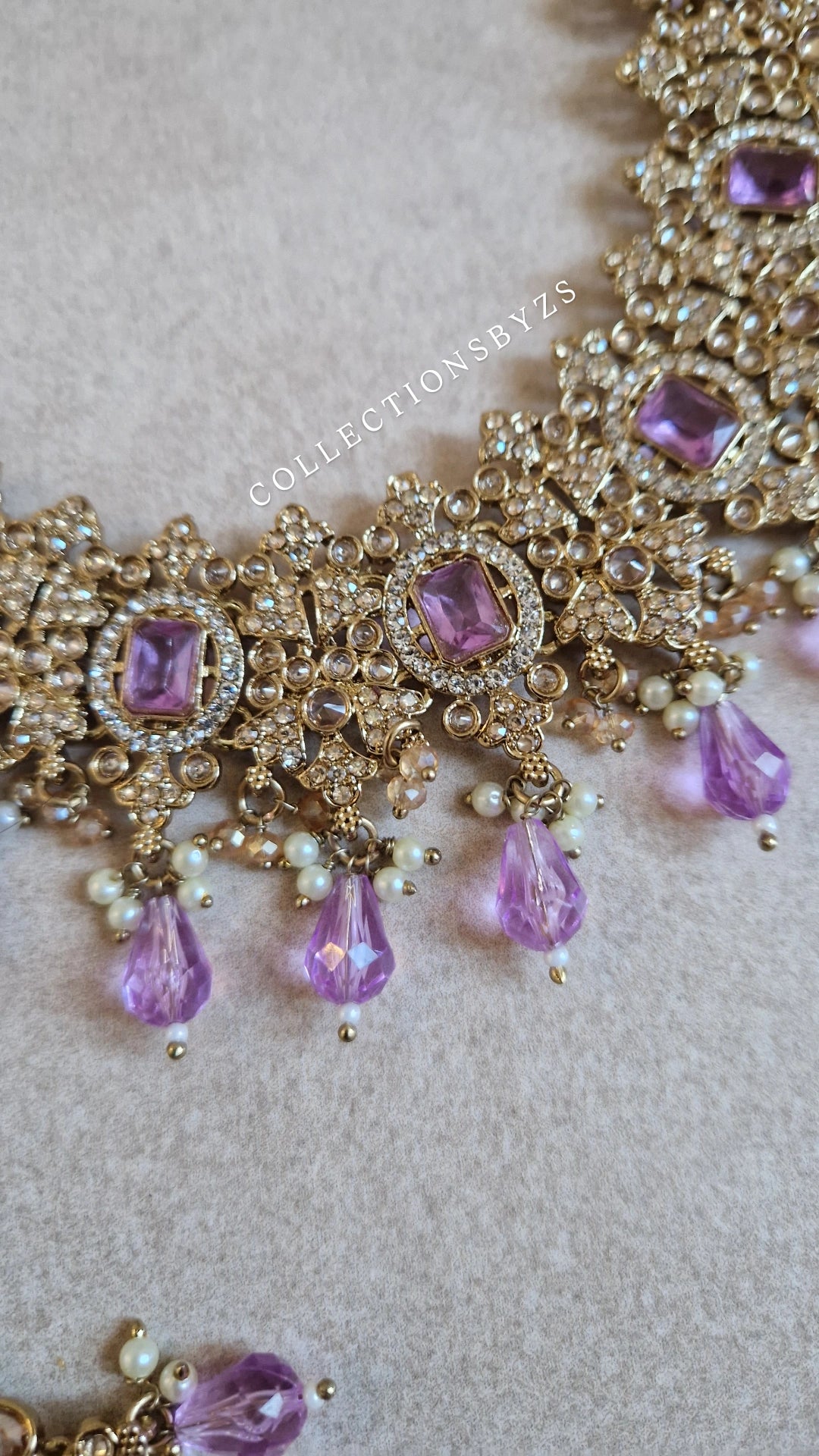 SAREENA- Lilac Jewellery Set