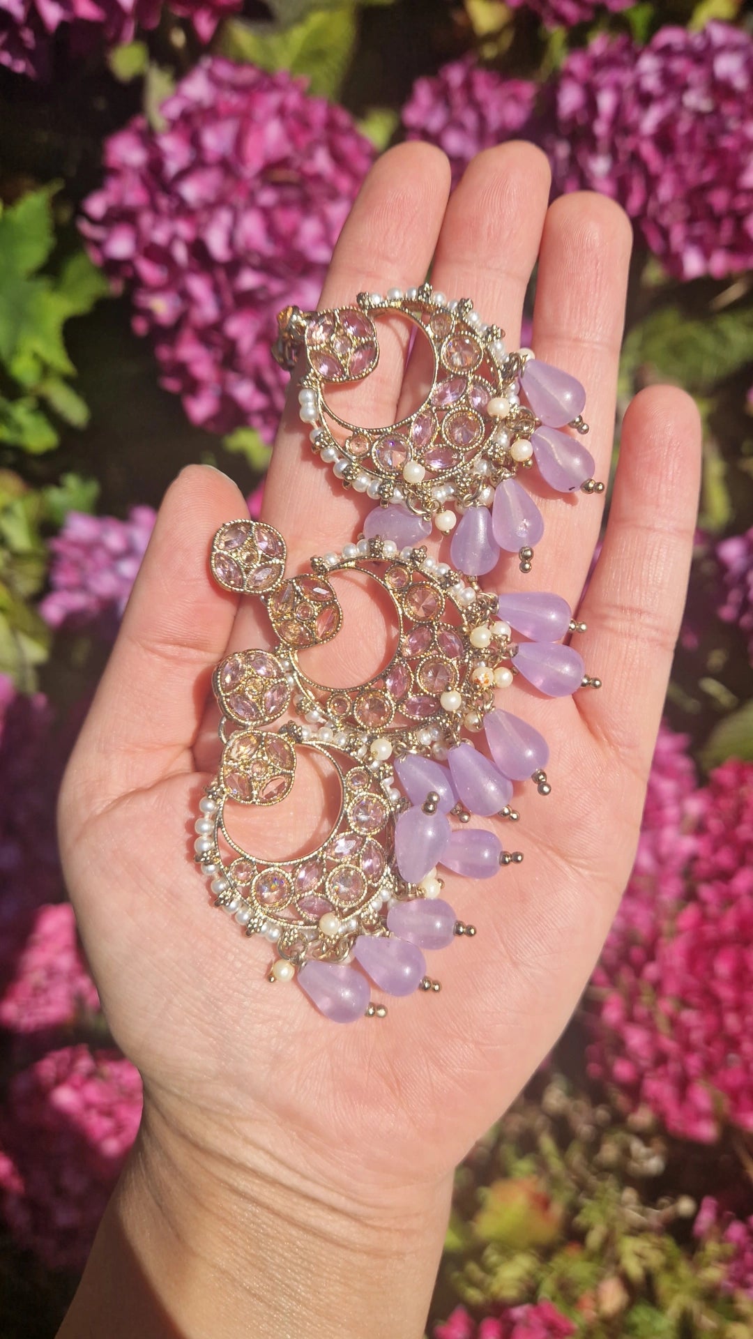 IQRA - Beautiful Reverse AD Choker Set - LILAC