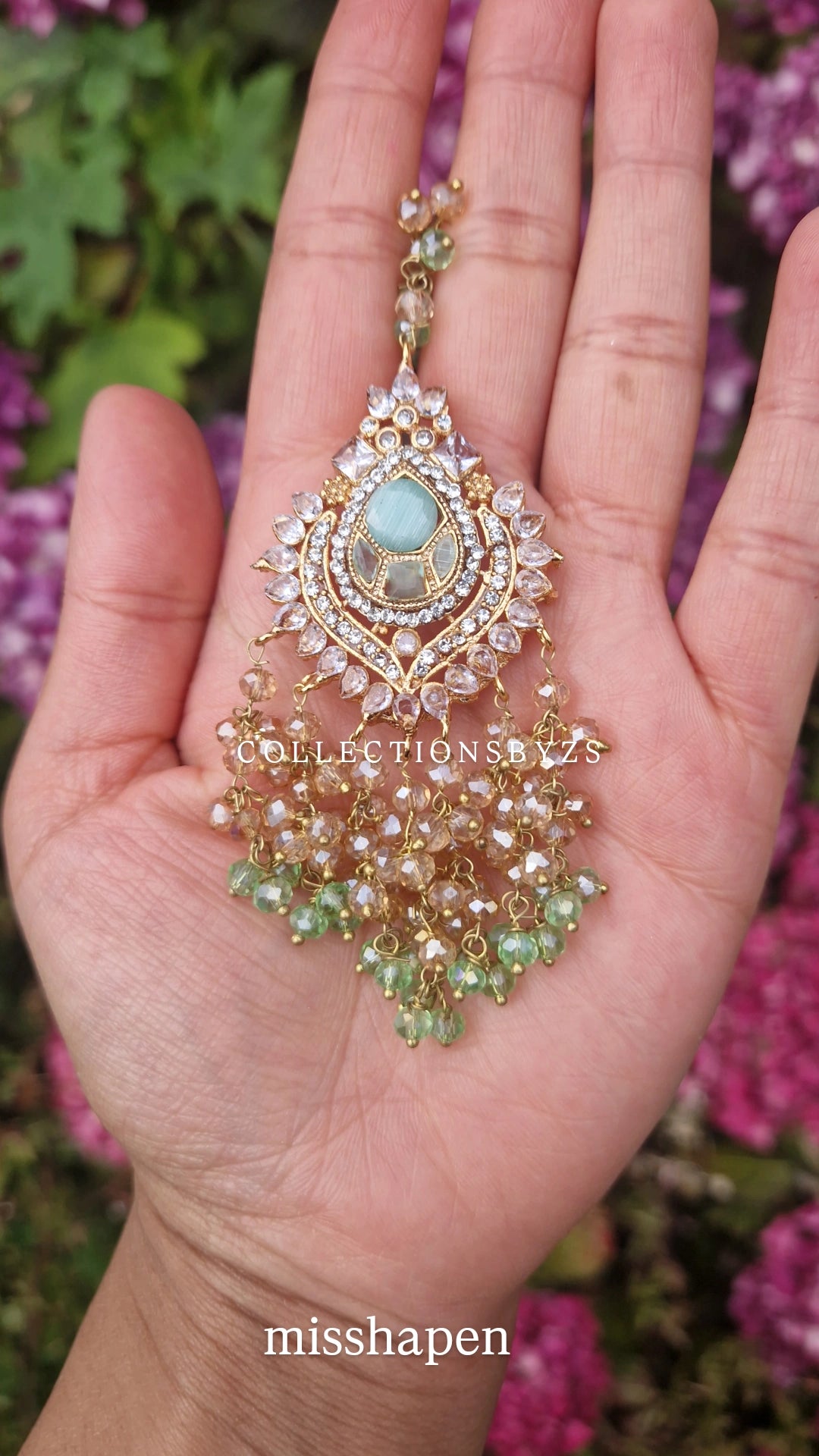INARA - Light Green and Gold.