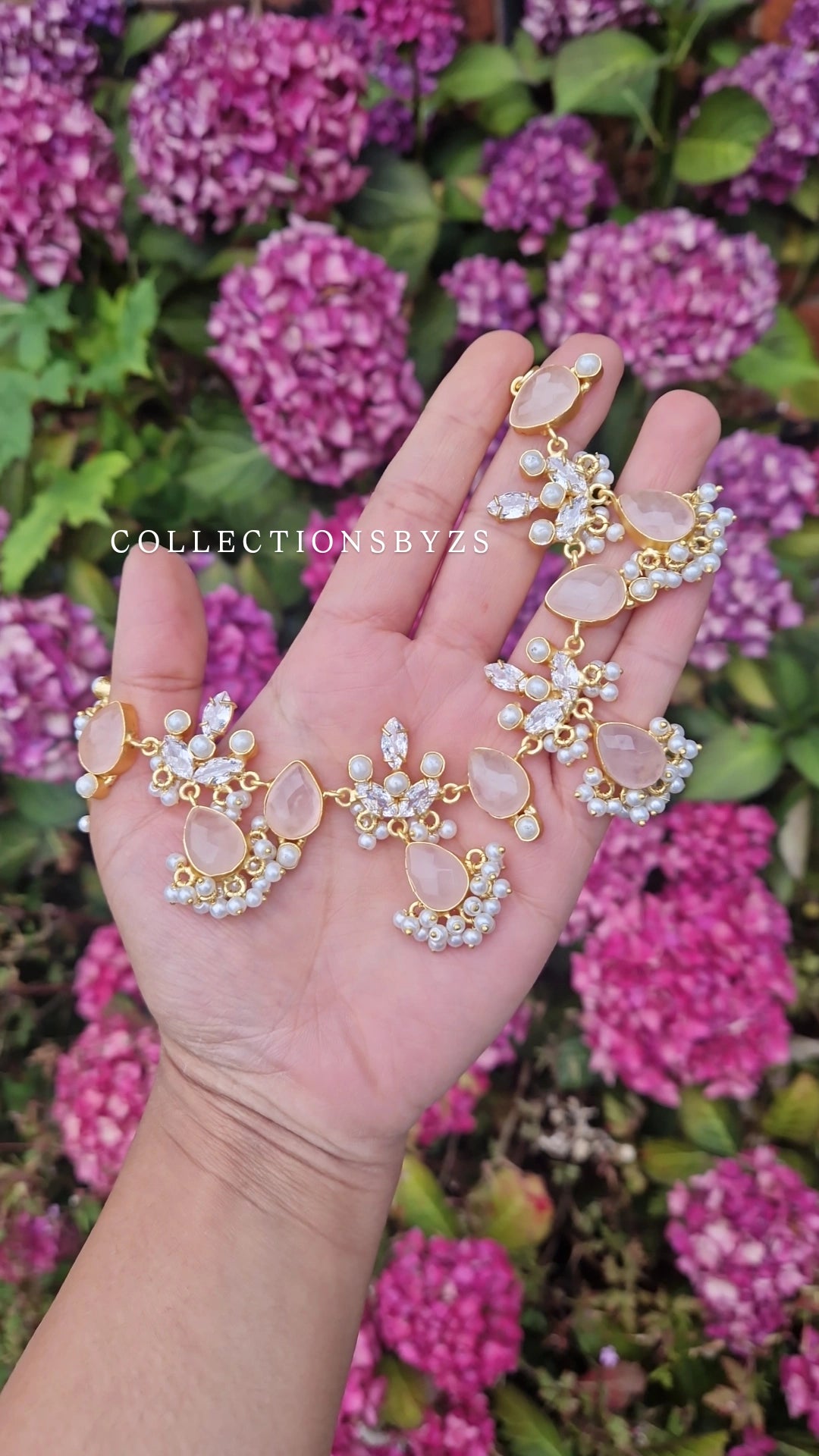 ZIMAL- Elegant, Dainty Luxury *Premium* Fresh Water Pearls & Rose Quartz
