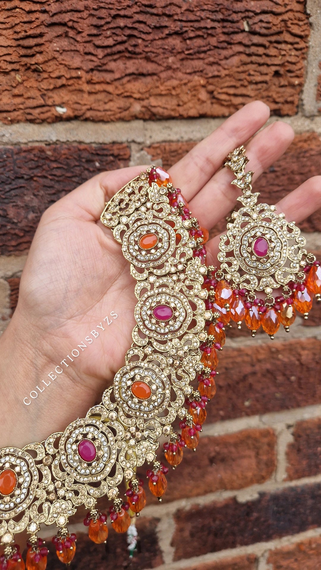 A F R E E N - Bright Orange and Pink