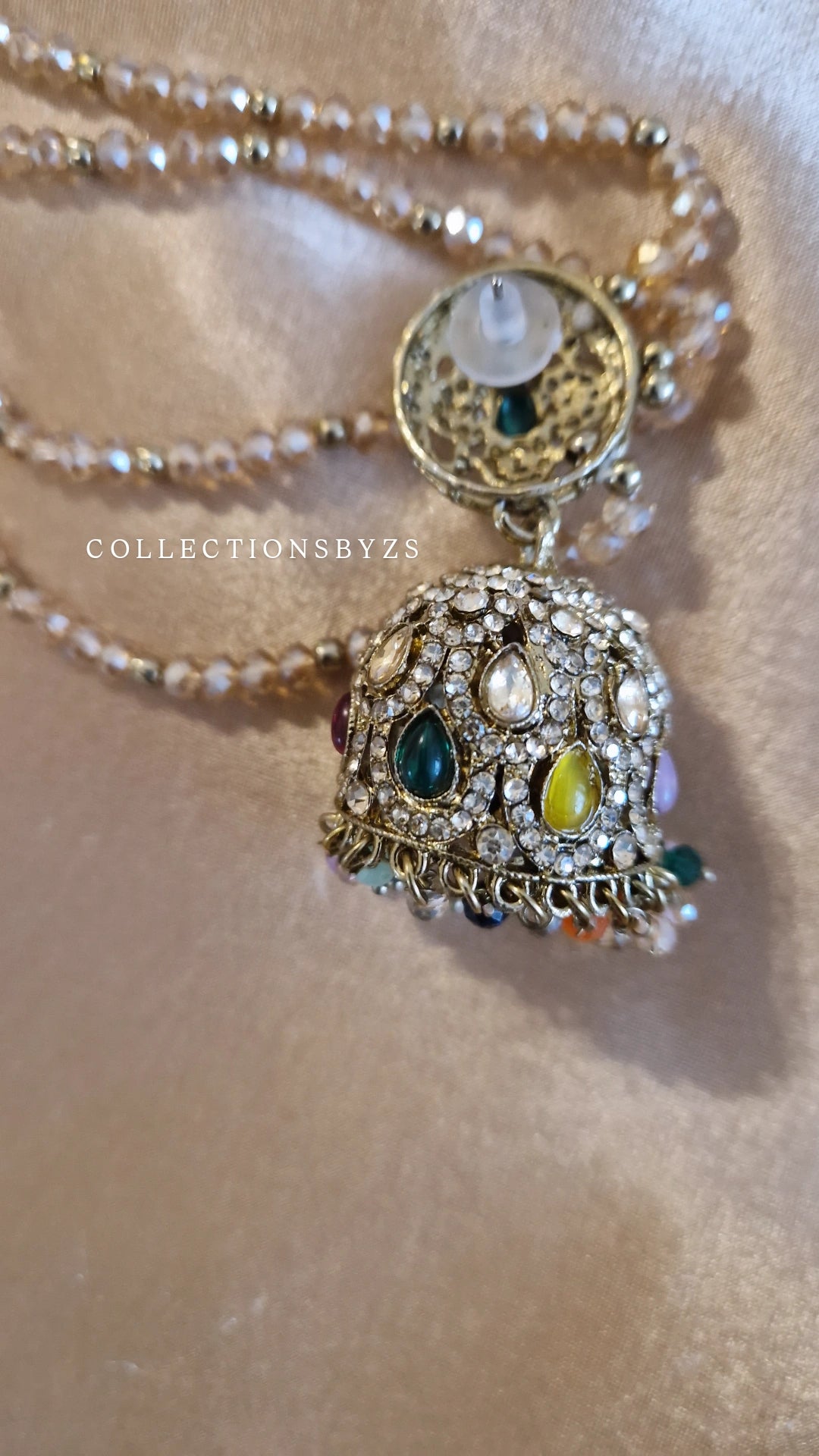 B A L Q I S - Earring and Tikka Set - Value - MULTICOLOURED