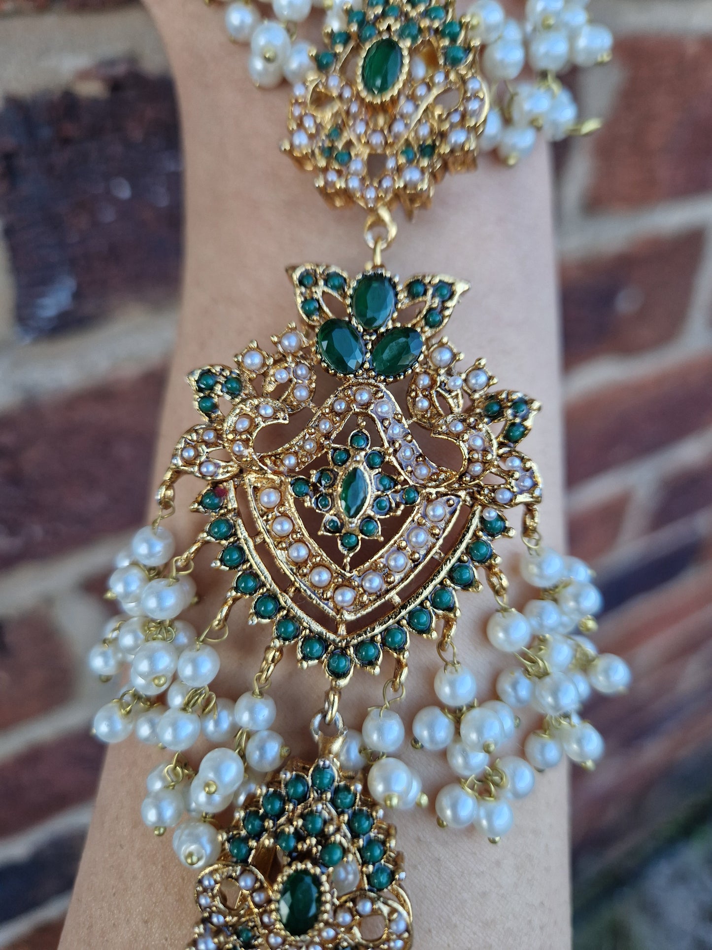 Z A R A - Pranda/ Choti Pakistani and Indian Hair Accessory - Green