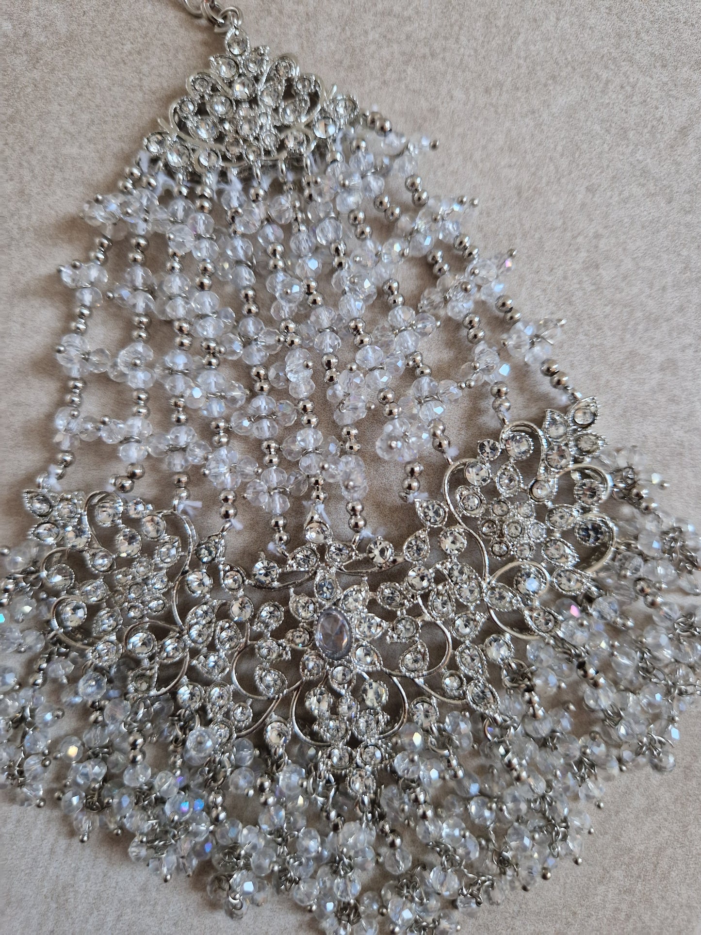 AMELIA - Bridal/Semi Bridal Indian Jewellery set - SILVER