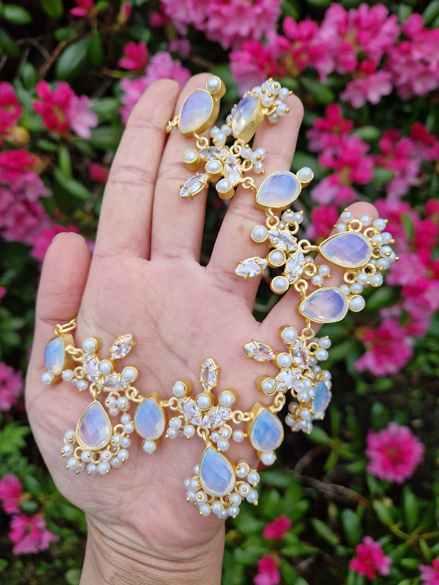ZIMAL- Elegant, Luxury *Premium* Fresh Water Pearls & Opalite