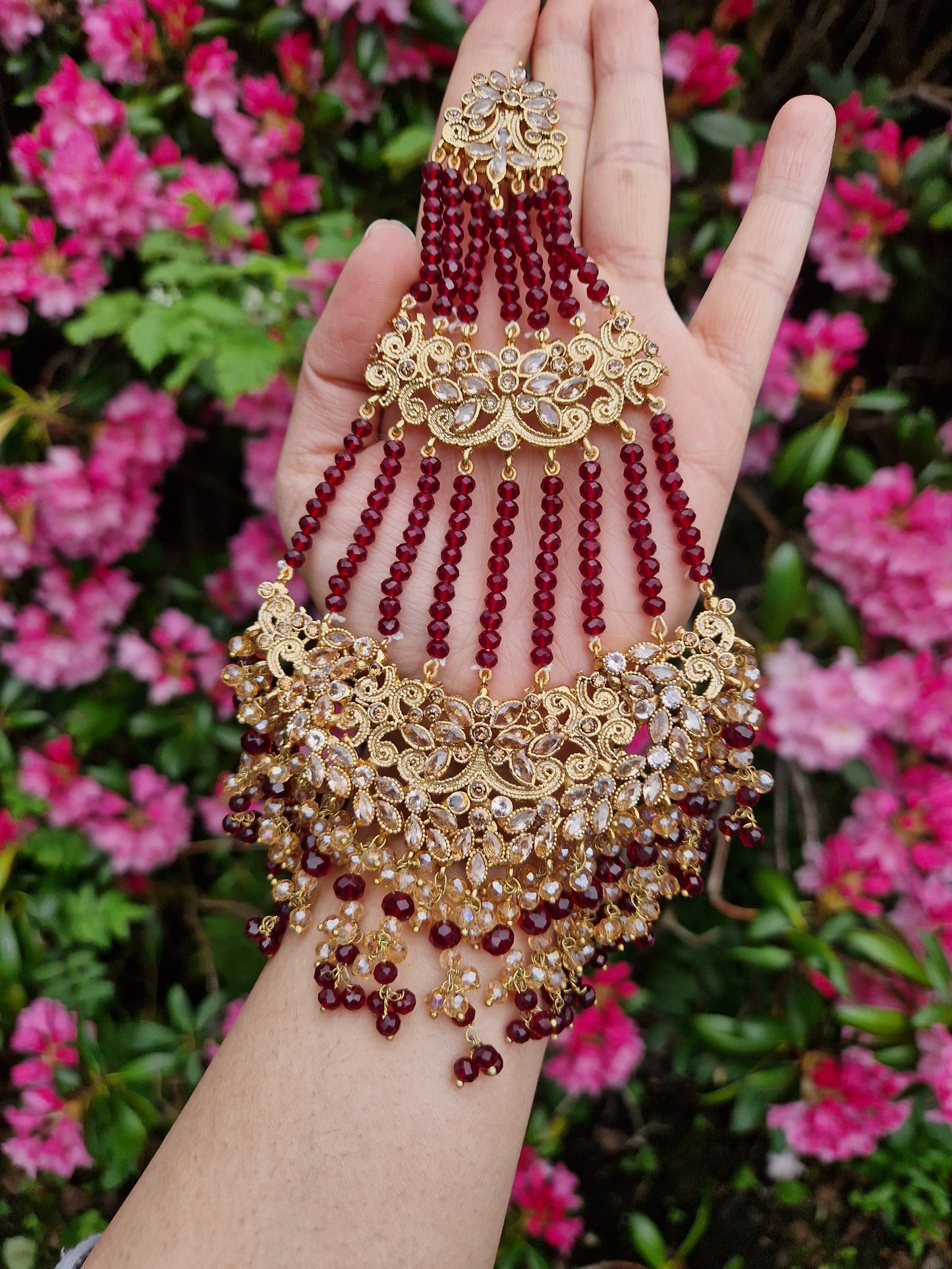 ZARA- Premium Pakistani Earrings, Tikka and OVERSIZED Jhumar Set