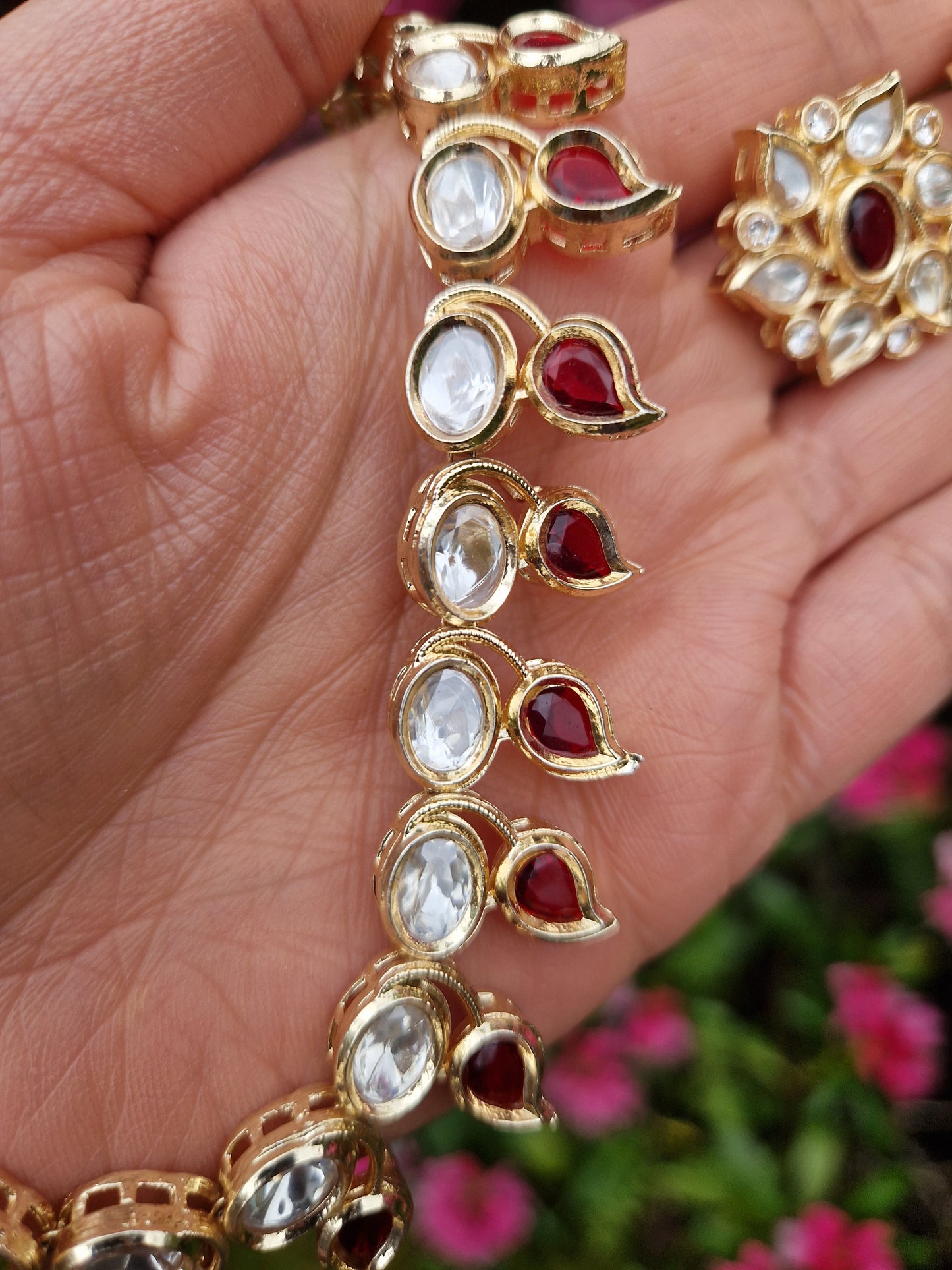 ZARMINA - INSPIRED Mossonite Set-RUBY