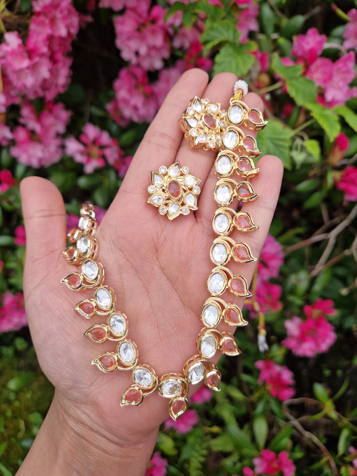 ZARMINA - INSPIRED Mossonite Set- PINK