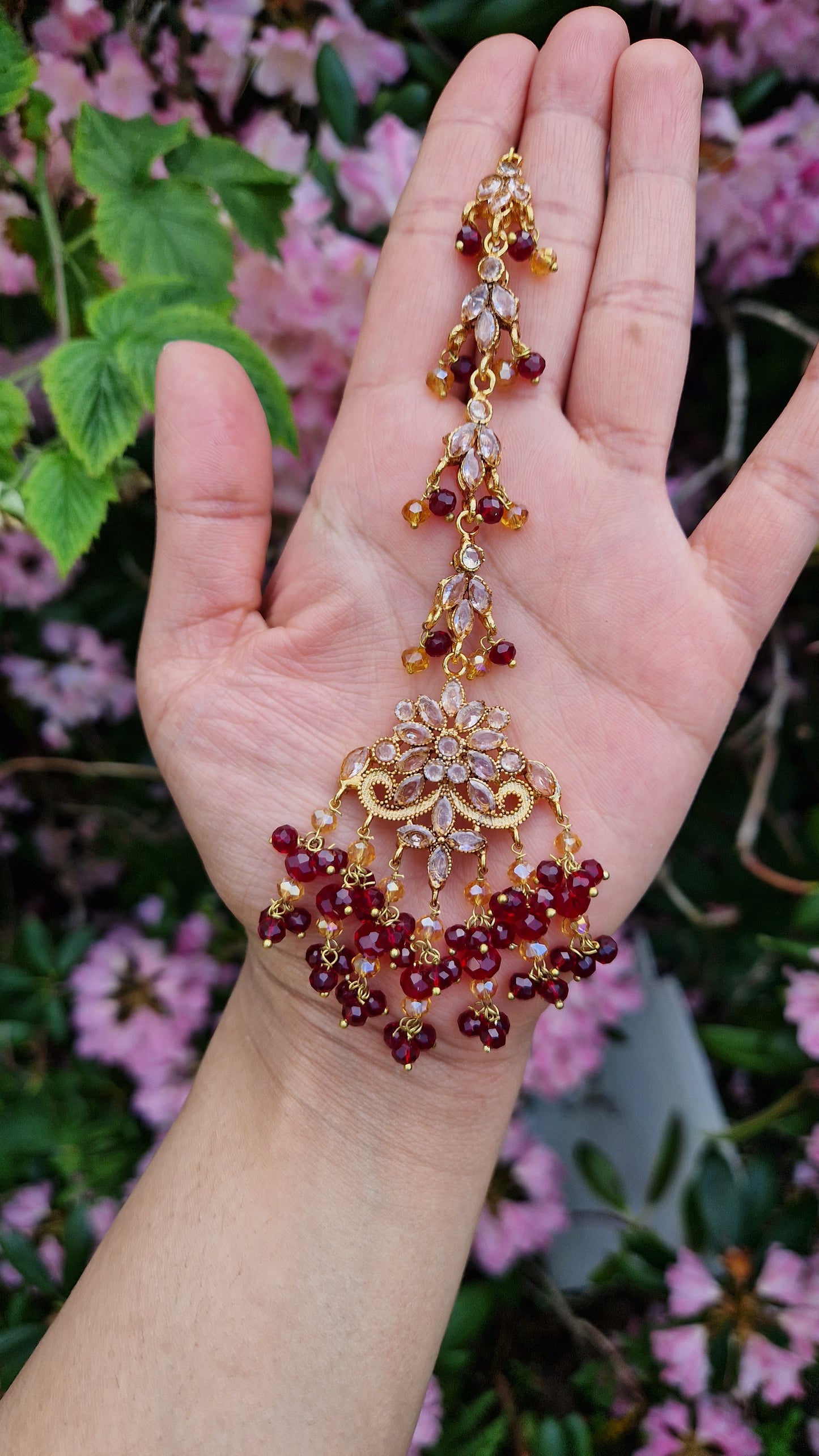 IQRA- Beautiful Pakistani Maroon Bridal Set - 4 piece