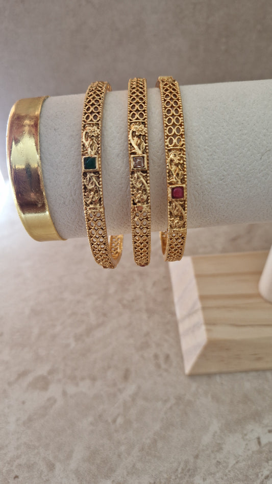 *CLEARANCE* 3 traditional Indian Heritage Bangles.
