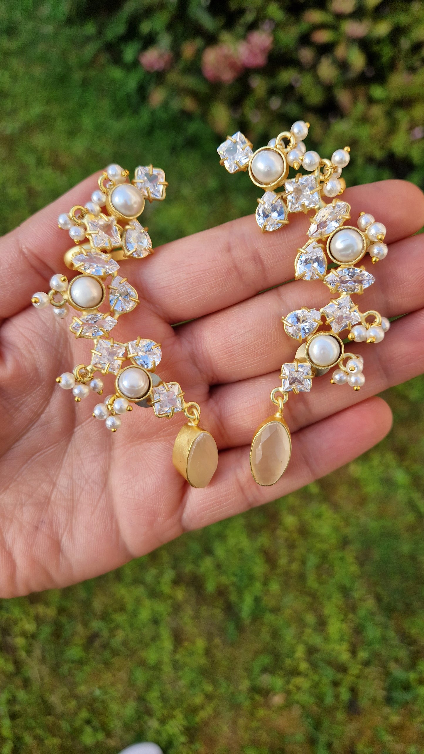 LANA - *PREMIUM* Fresh Water Pearl Ear Cuffs-