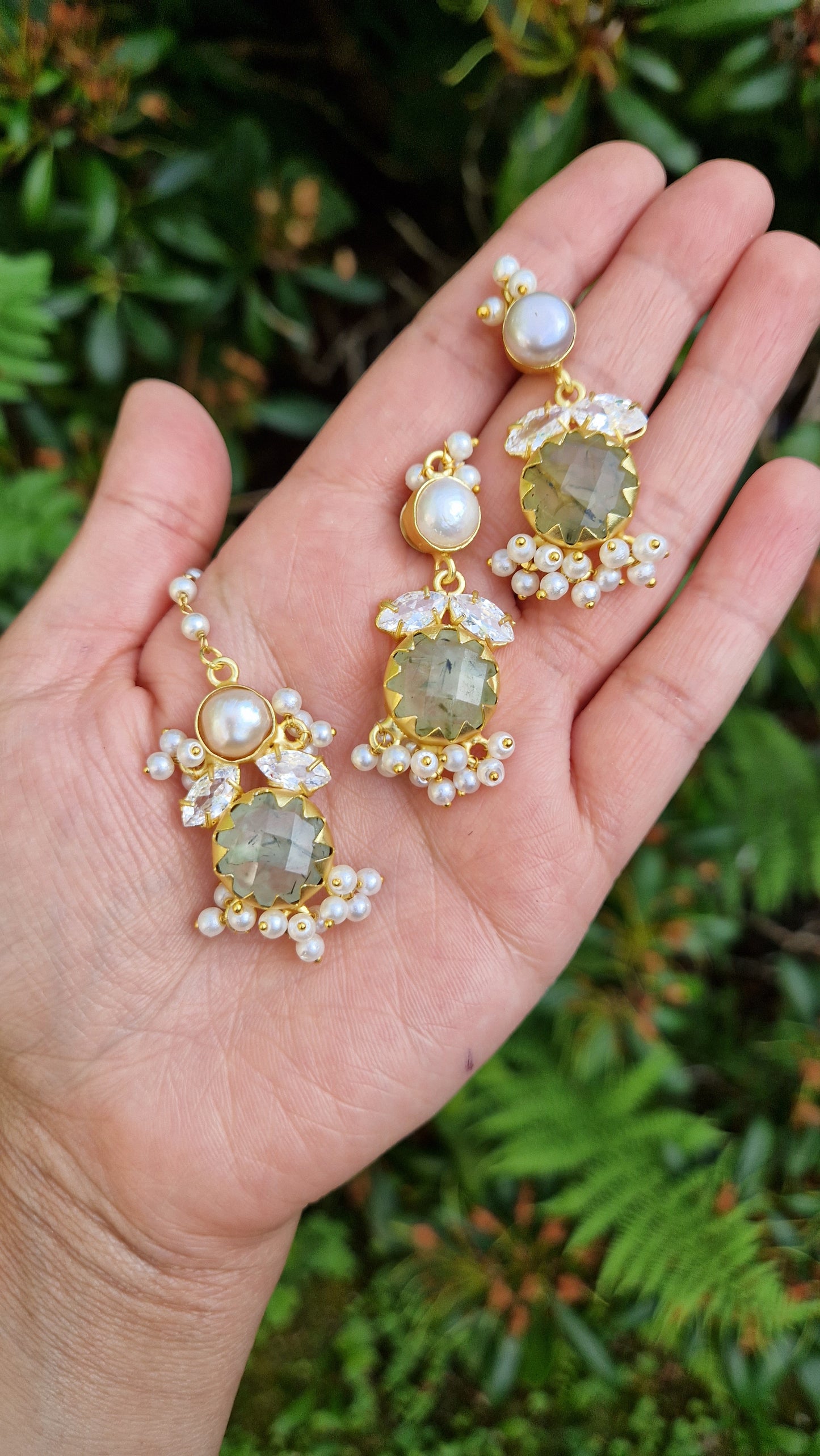 NOORYA-  * Premium* Small yet Beautiful Elegant Premium Indian Jewellery Set -