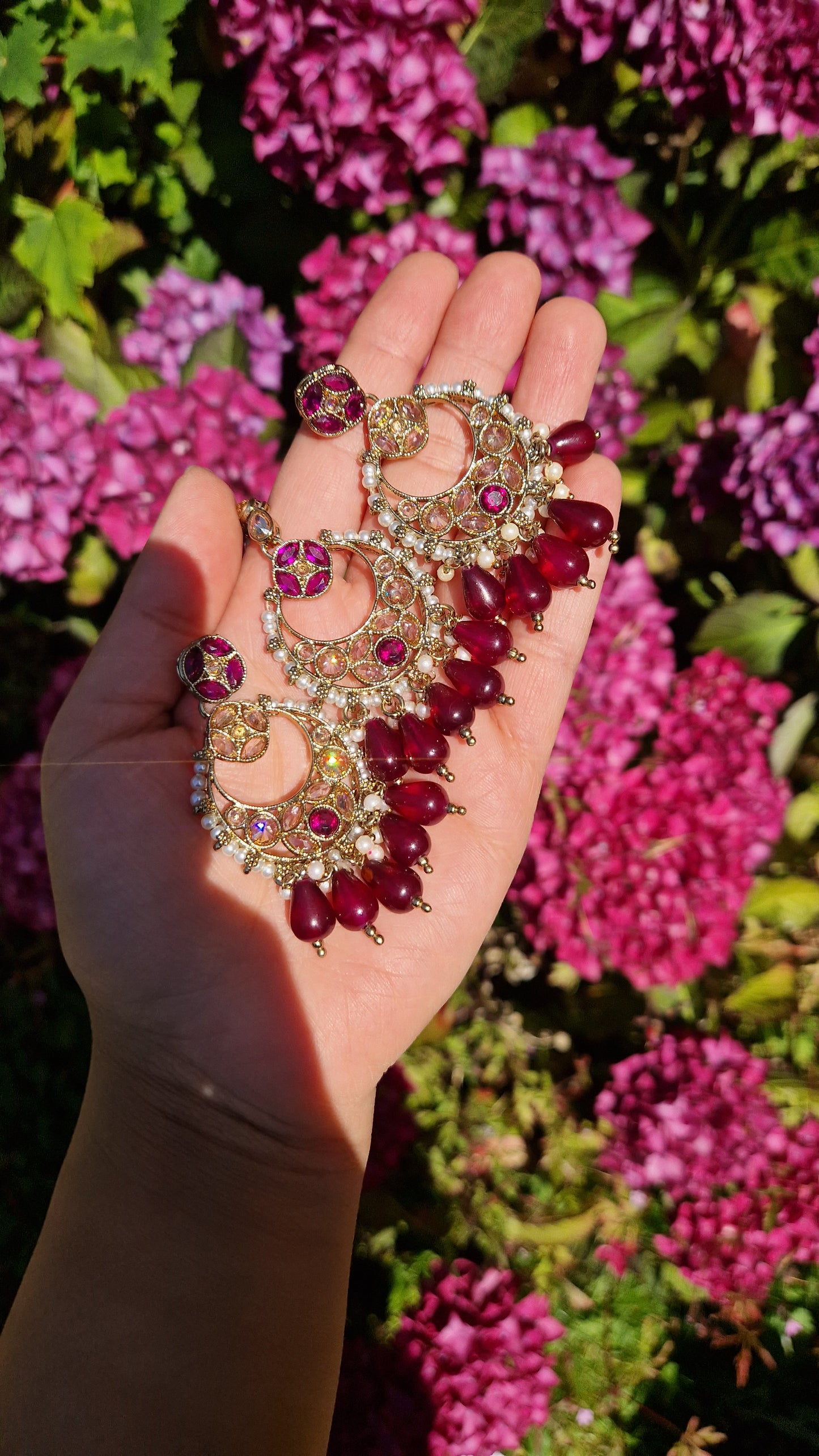 IQRA - Beautiful Reverse AD Choker Set - PLUM