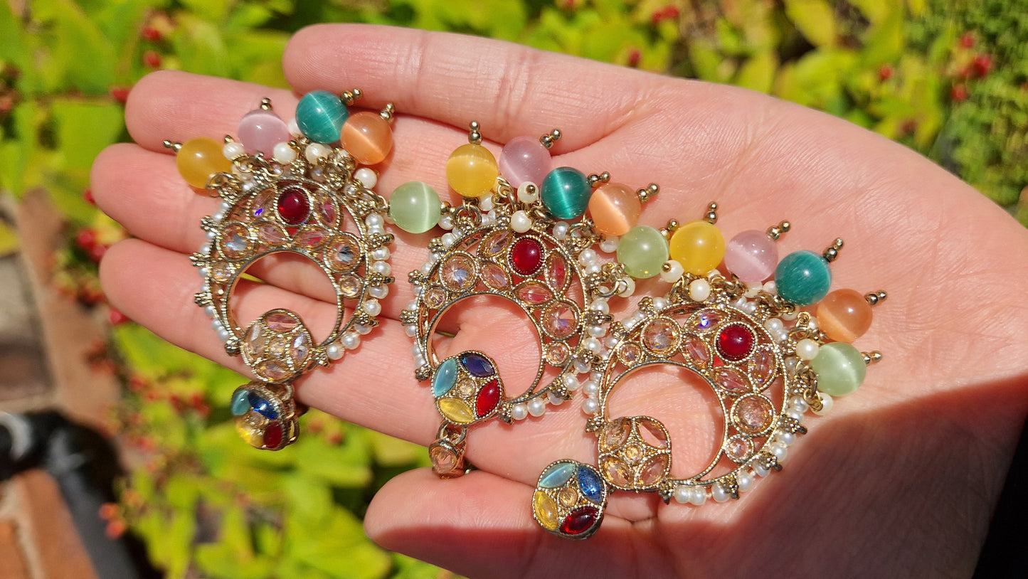 IQRA - Beautiful Reverse AD Choker Set - MULTICOLOURED