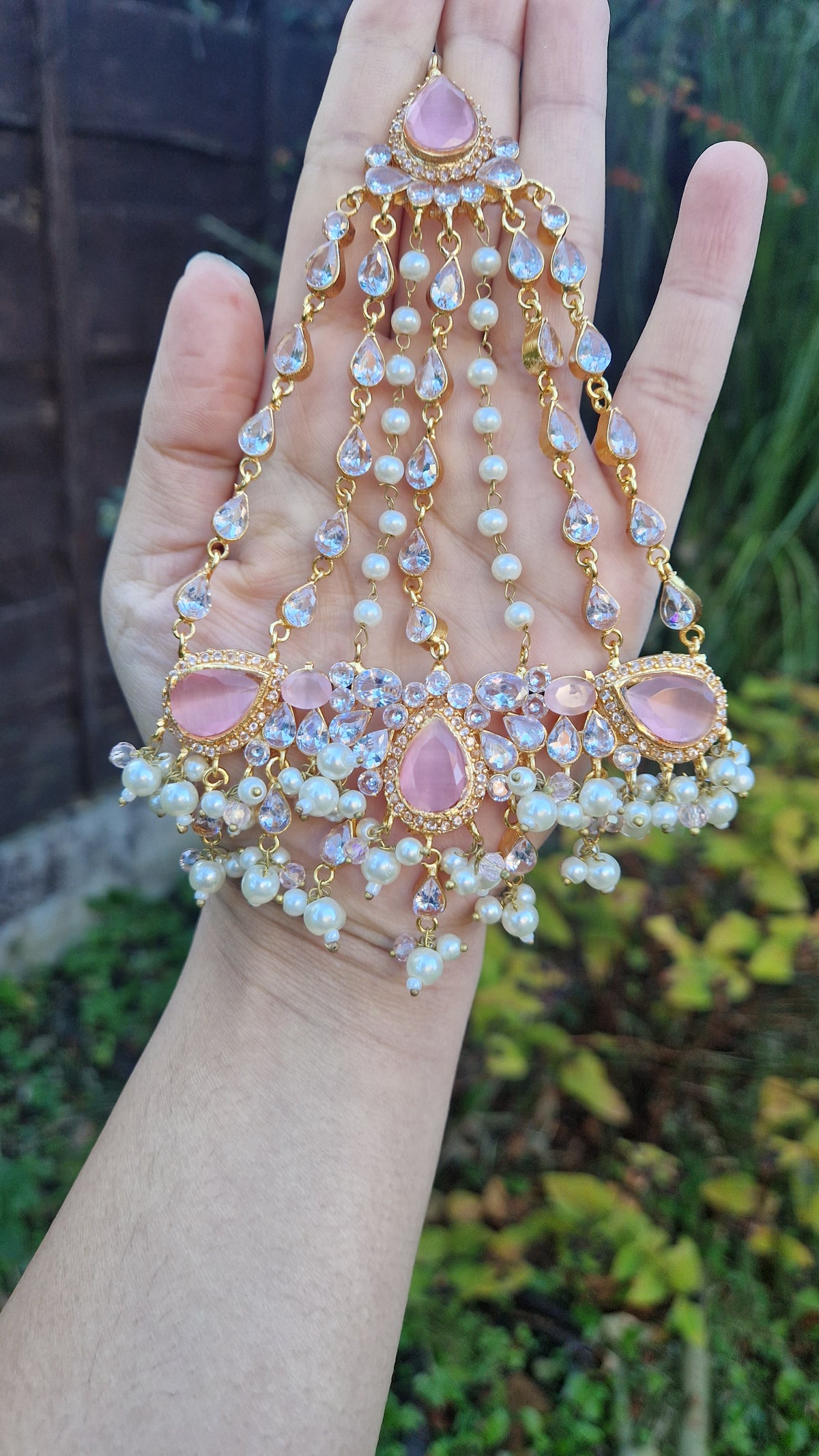 MYRA - Beautiful Pakistani Pearl inspired set -Medium quality Version