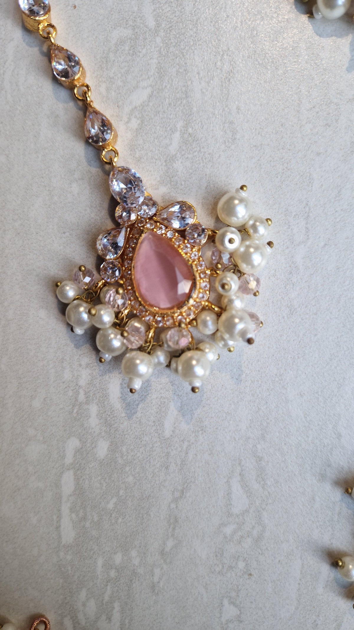 MYRA - Beautiful Pakistani Pearl inspired set -Medium quality Version