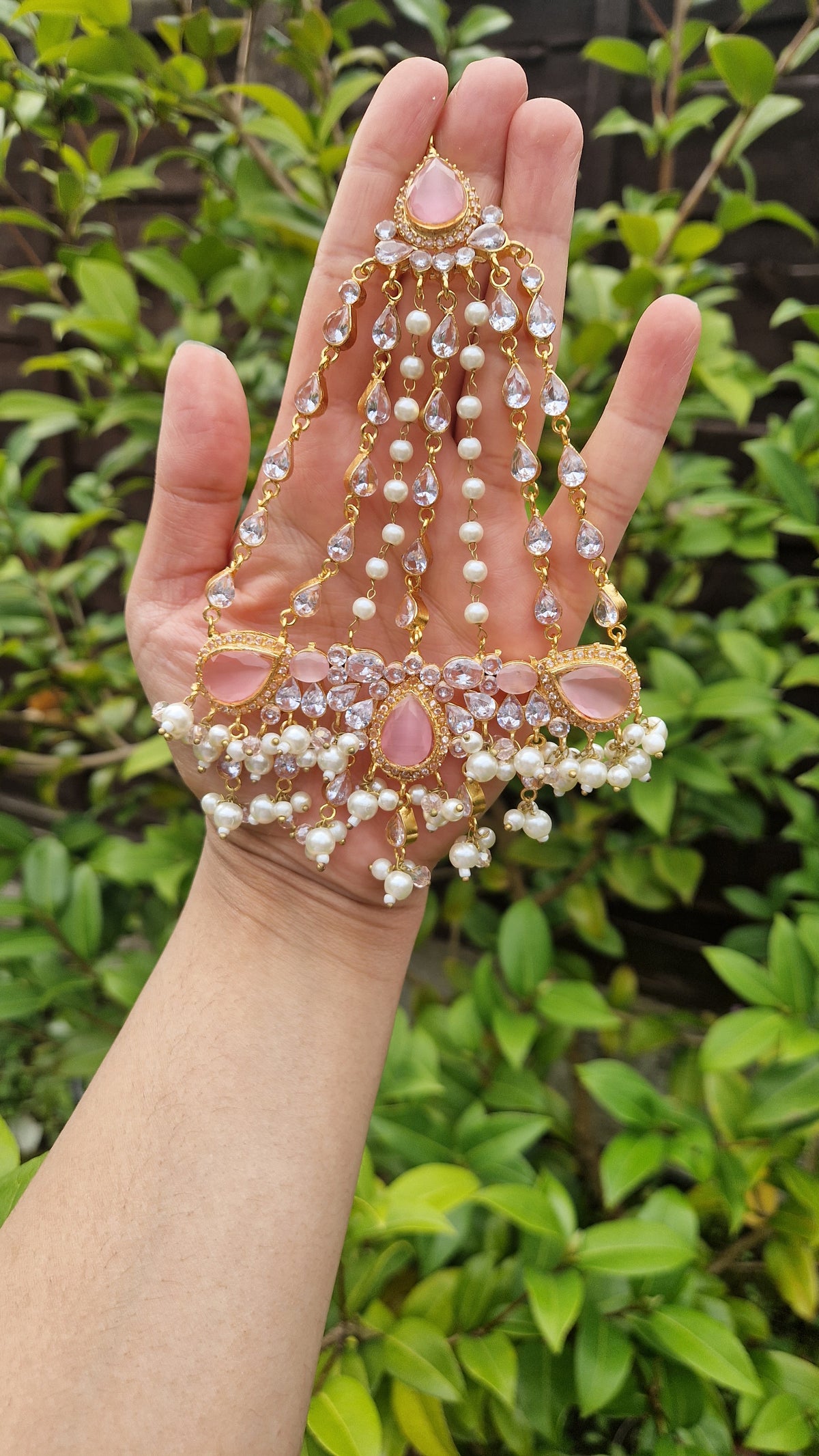 MYRA - Beautiful Pakistani Pearl inspired set -Medium quality Version