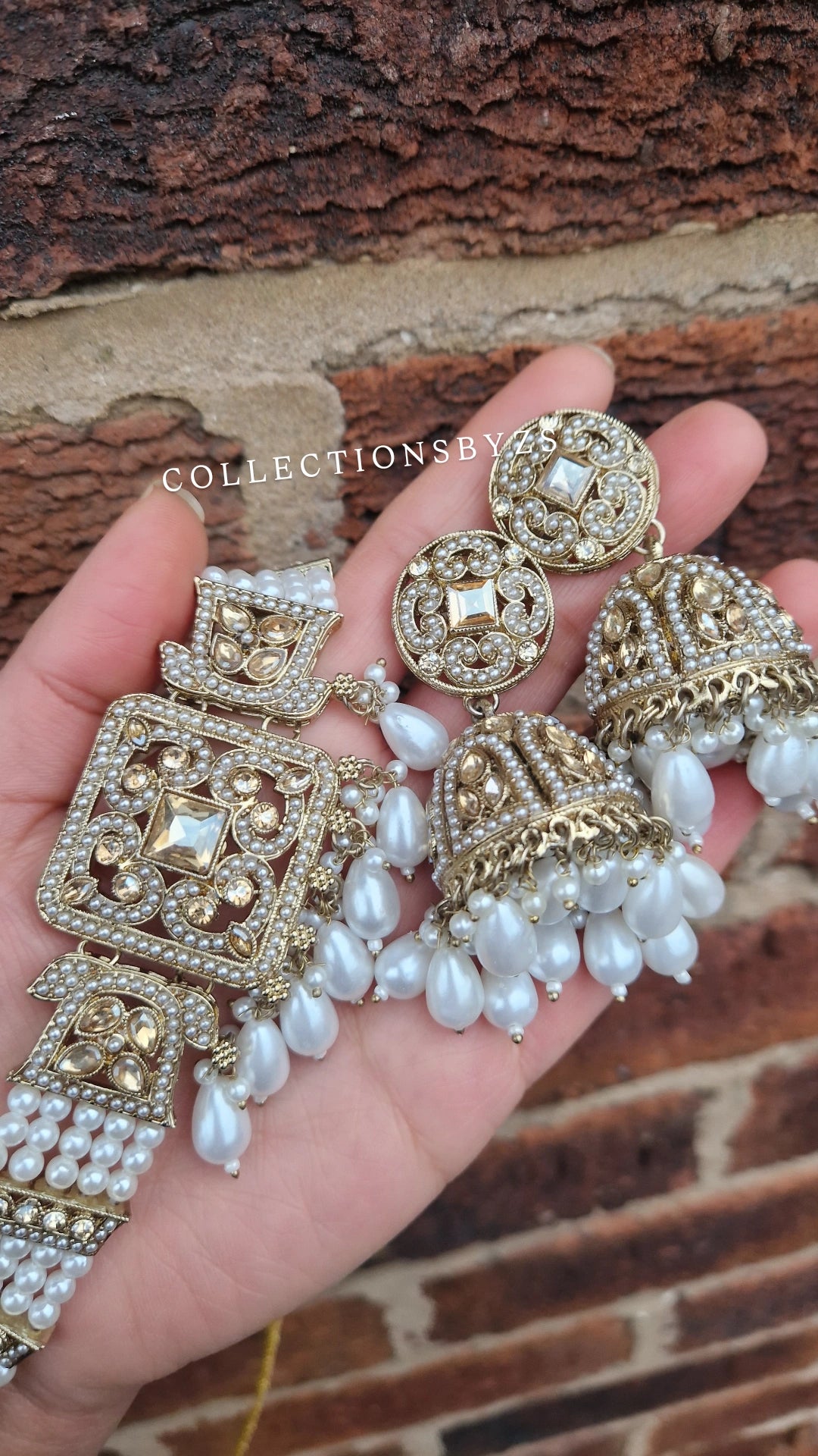 ATIA  - Elegant Indian Choker Jumka Jewellery Set