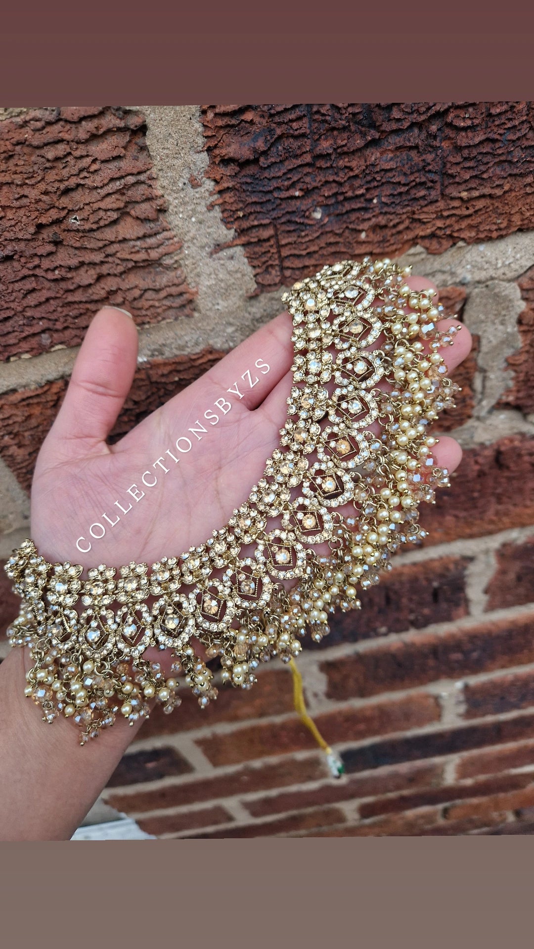 ZUNAIRA - Stunning Indian Semi Bridal/Party Wear Set- FULL GOLD