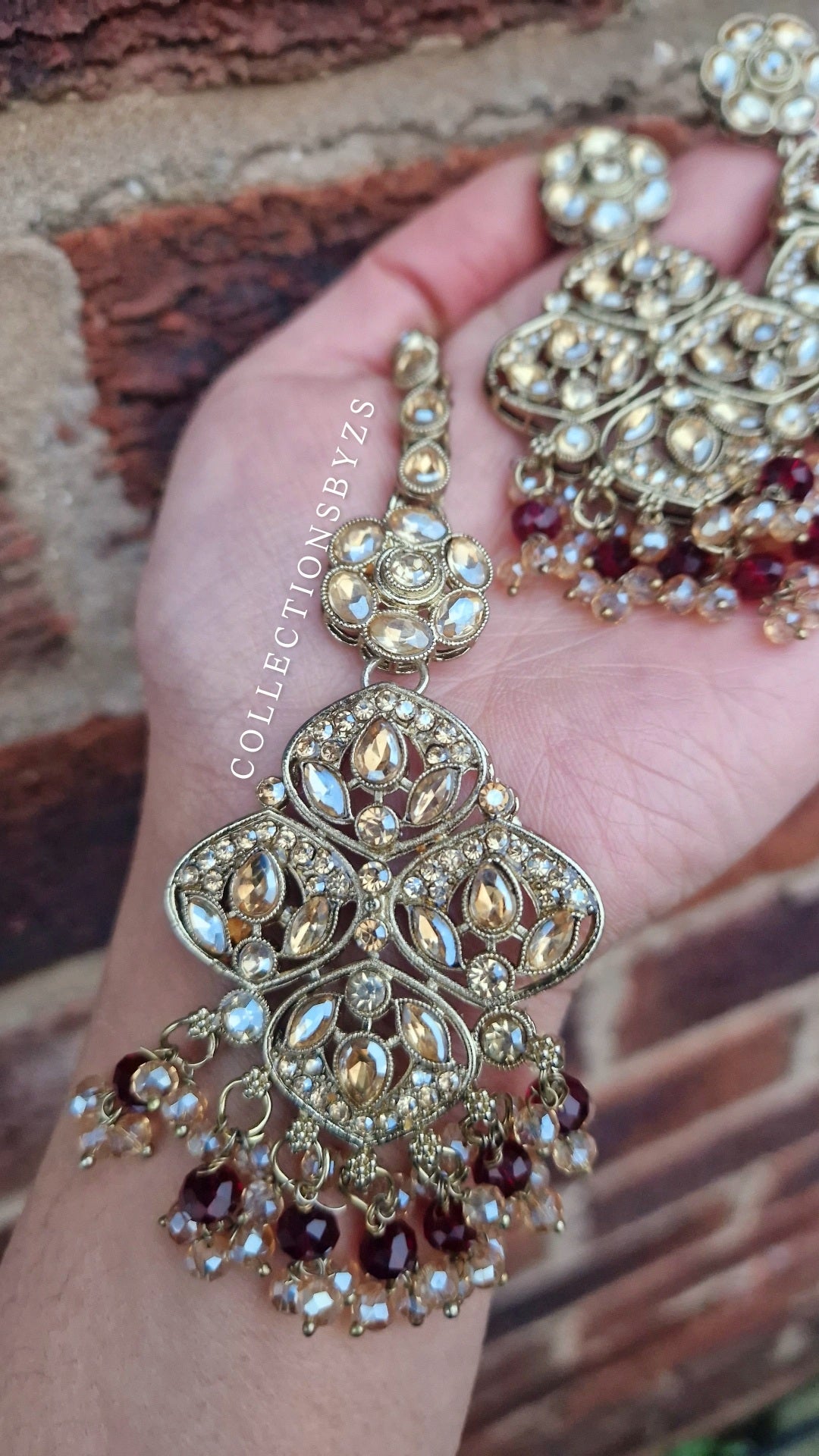 MARIA -  Indian Bridal/Semi Bridal -  MAROON
