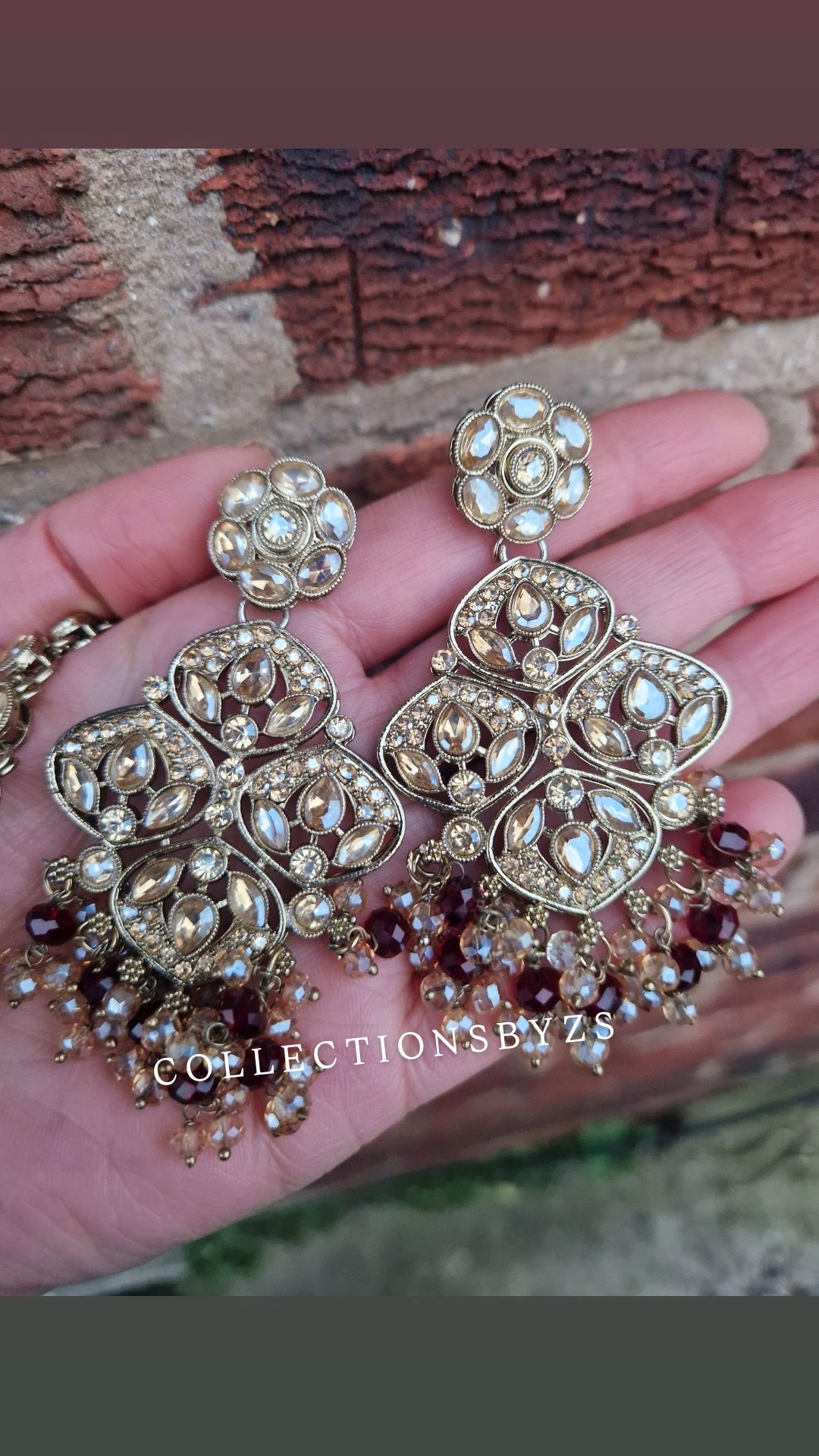 MARIA -  Indian Bridal/Semi Bridal -  MAROON