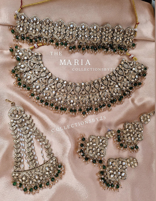 M A R I A  -  Indian Bridal/Semi Bridal - GREEN