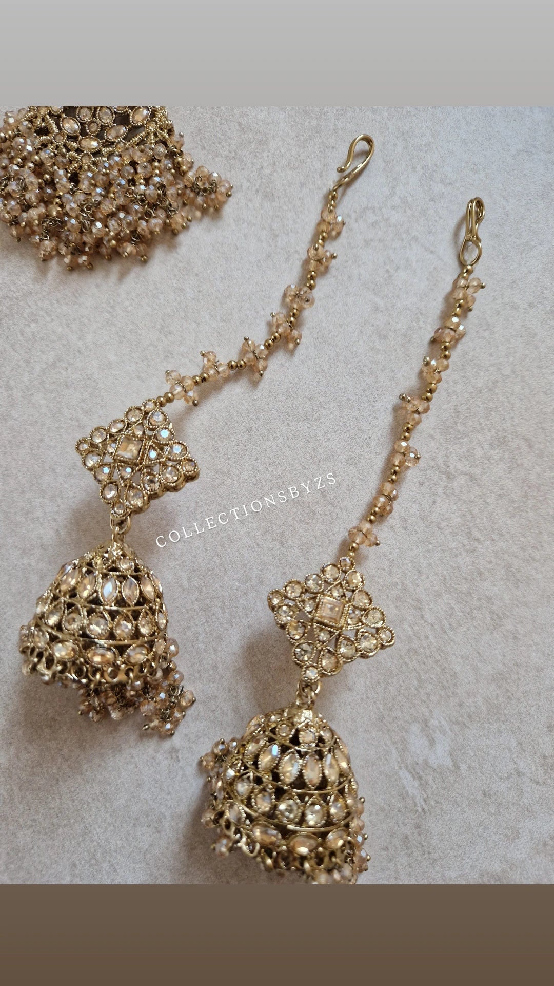 AMELIA - Bridal/Semi Bridal Indian Jewellery set - FULL GOLD