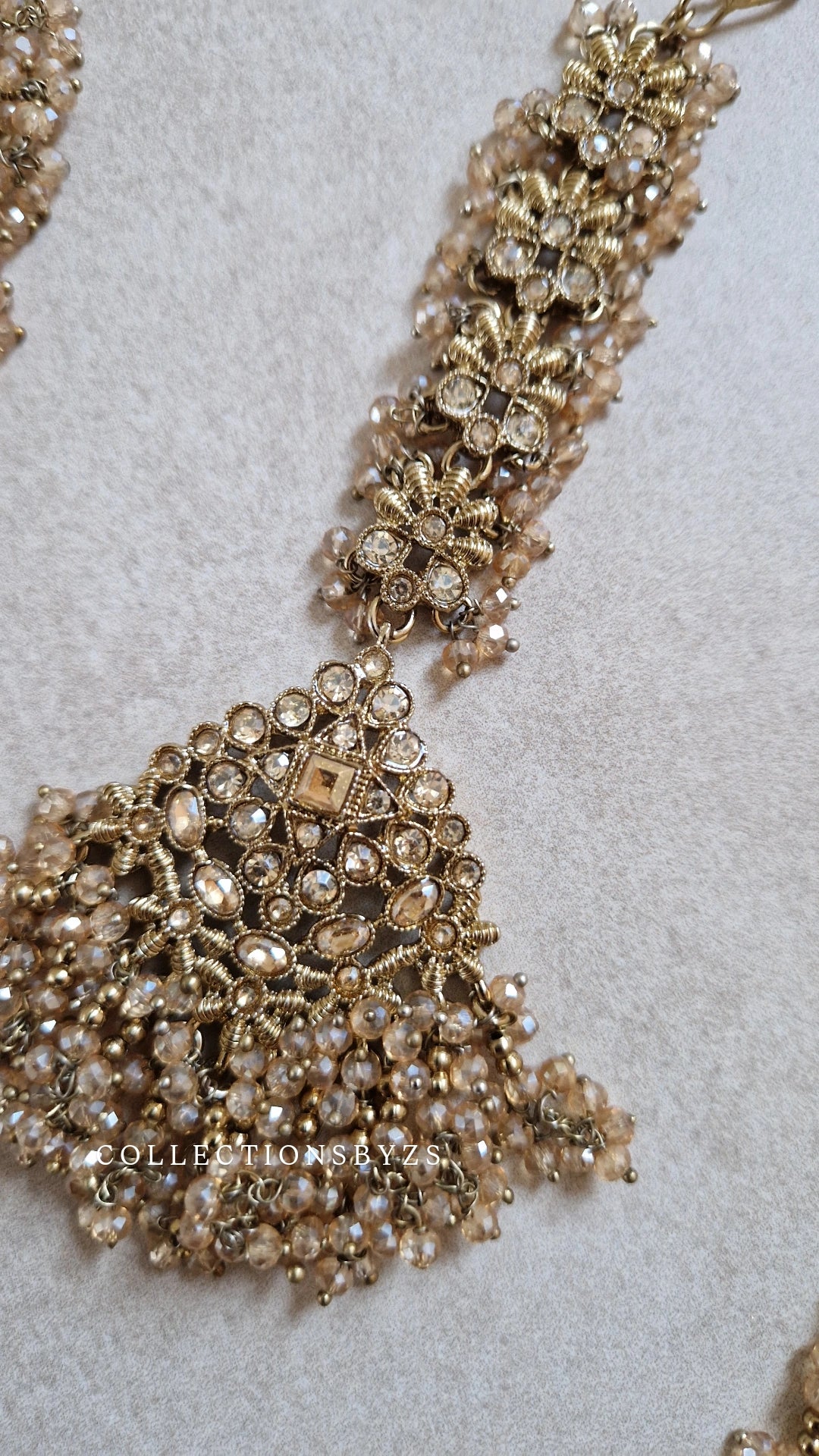 AMELIA - Bridal/Semi Bridal Indian Jewellery set - FULL GOLD