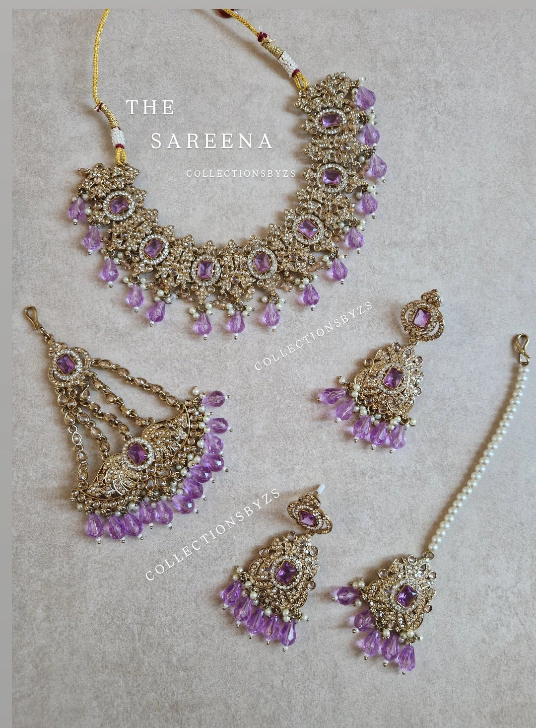 SAREENA-   Lilac Jewellery Set