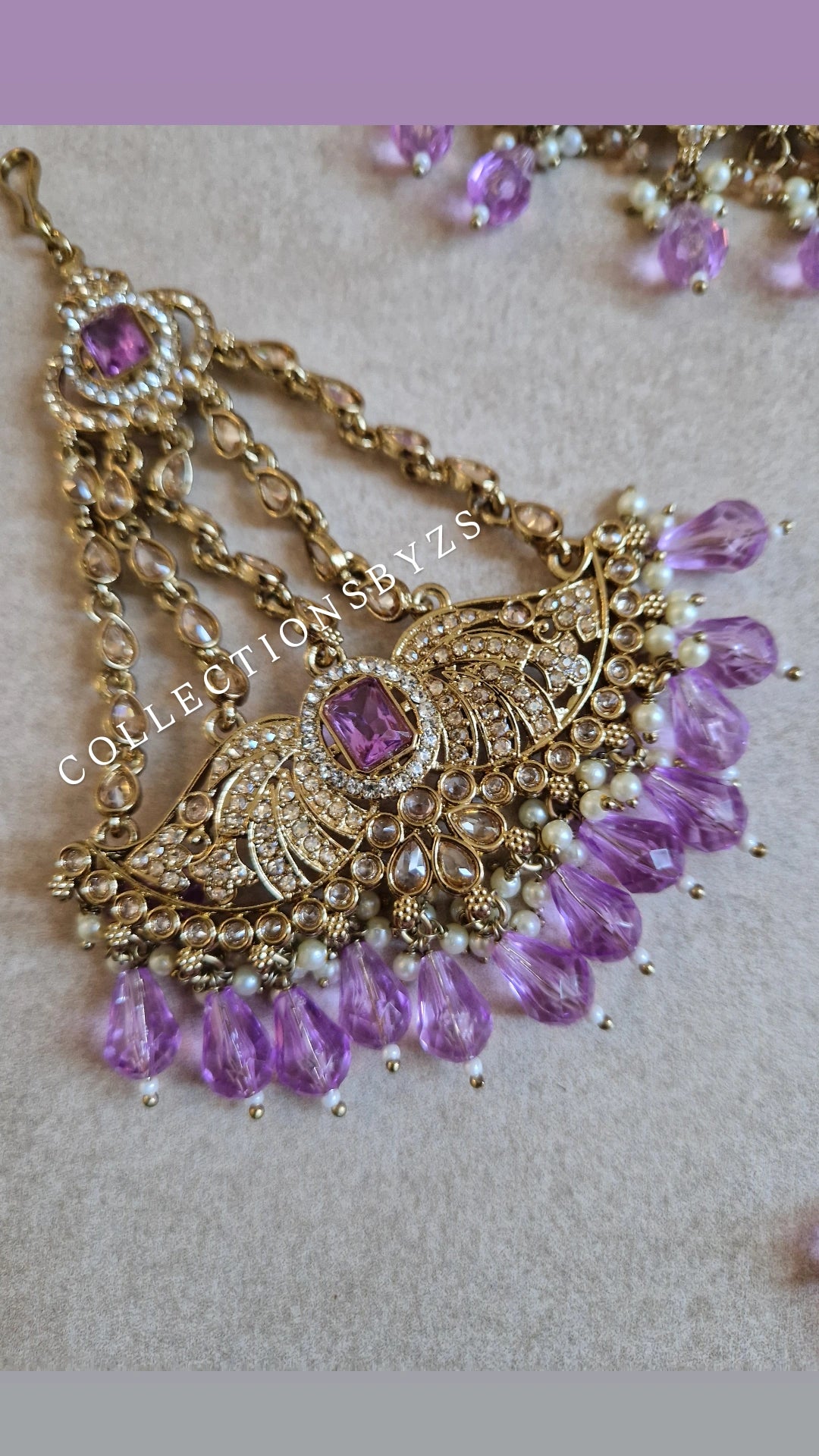 SAREENA-   Lilac Jewellery Set