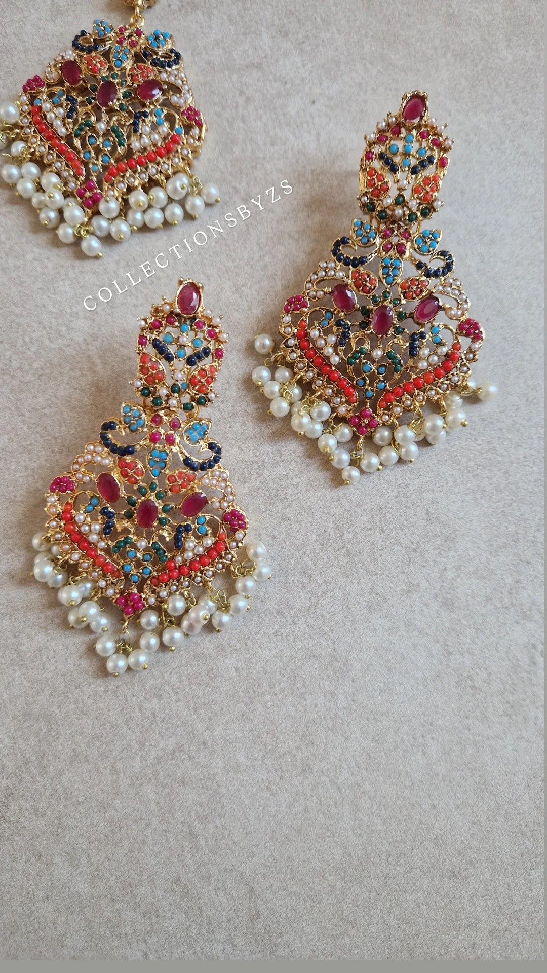 MEENA - Nauratan Mala Pakistani Jewellery Set