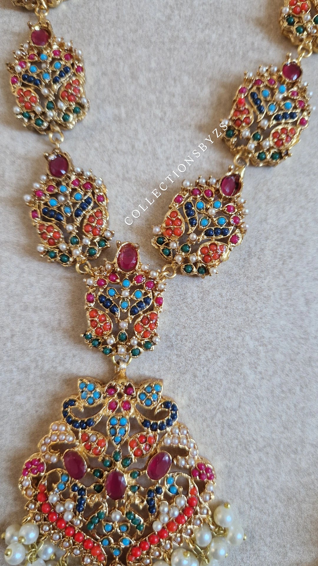 MEENA - Nauratan Mala Pakistani Jewellery Set