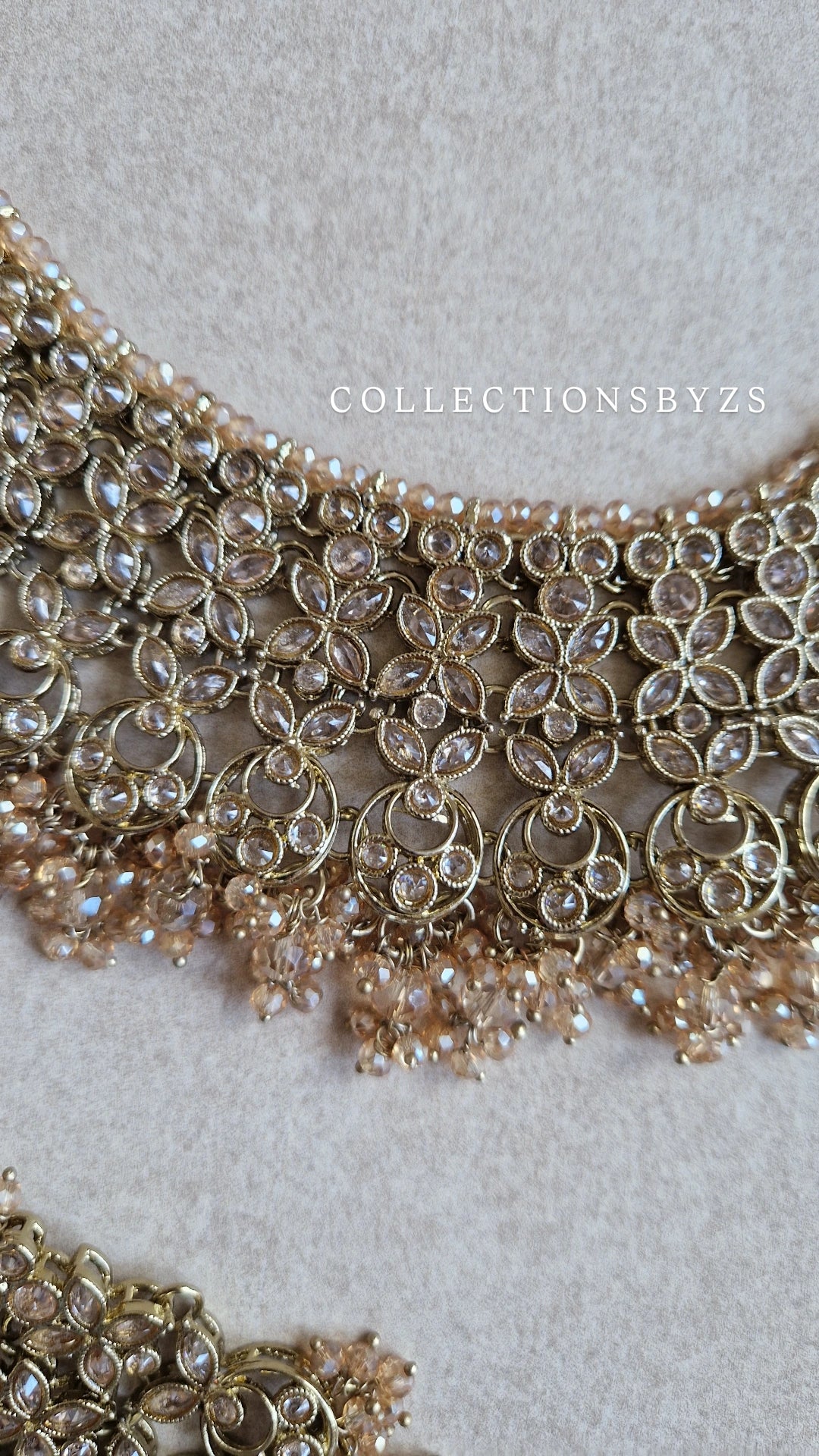 FAZANA - Beautiful Full Indian Bridal Jewellery Set- GOLD