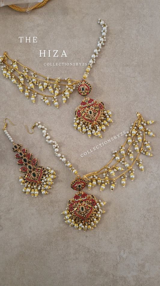 HIZA - Earring and Tikka Set