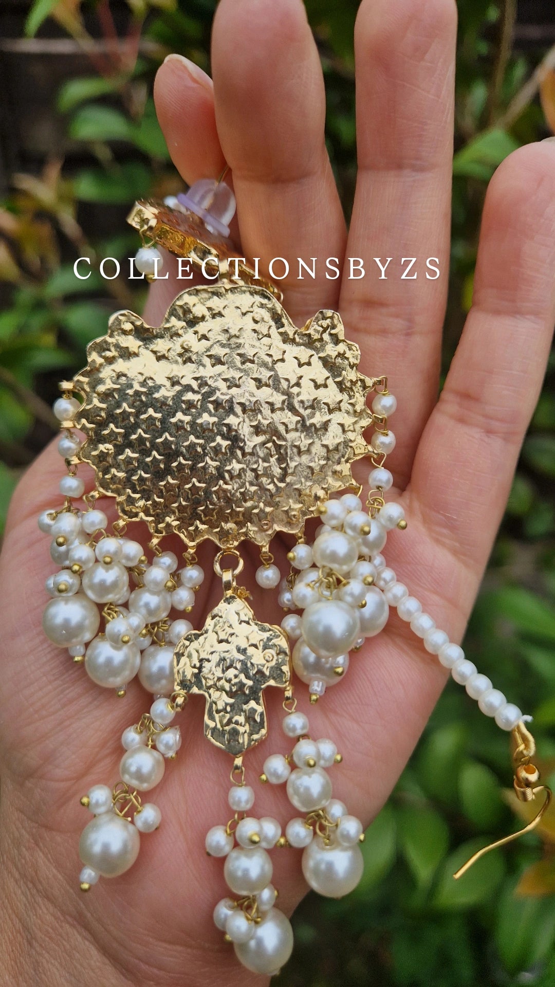 PREETI- Indian Inspired Kundan Choker Set. (Pakistani Made) -Oversized.