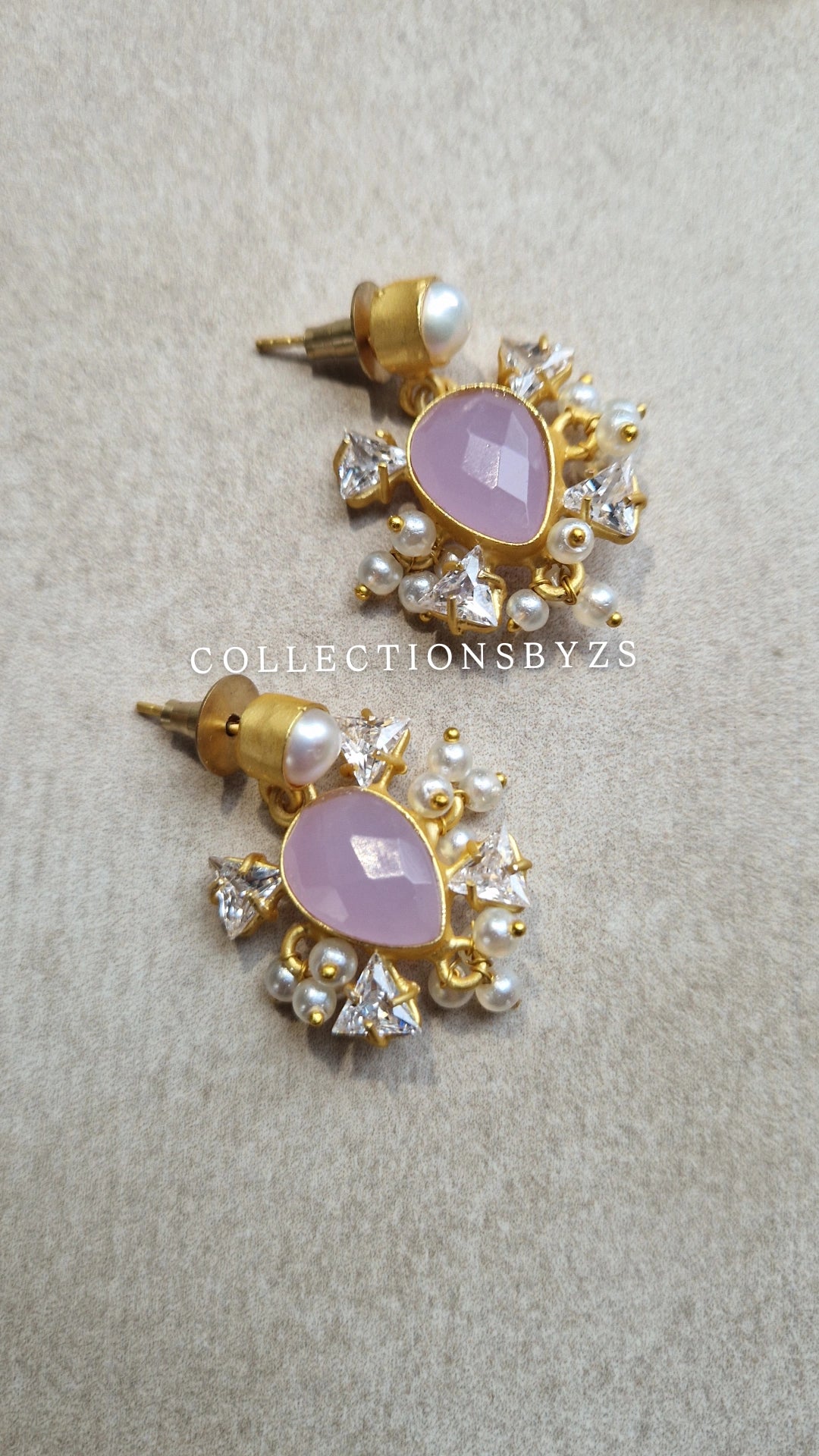 SOFIA- VERY Small, Beautiful Elegant Premium, Mother of Pearl & Lilac