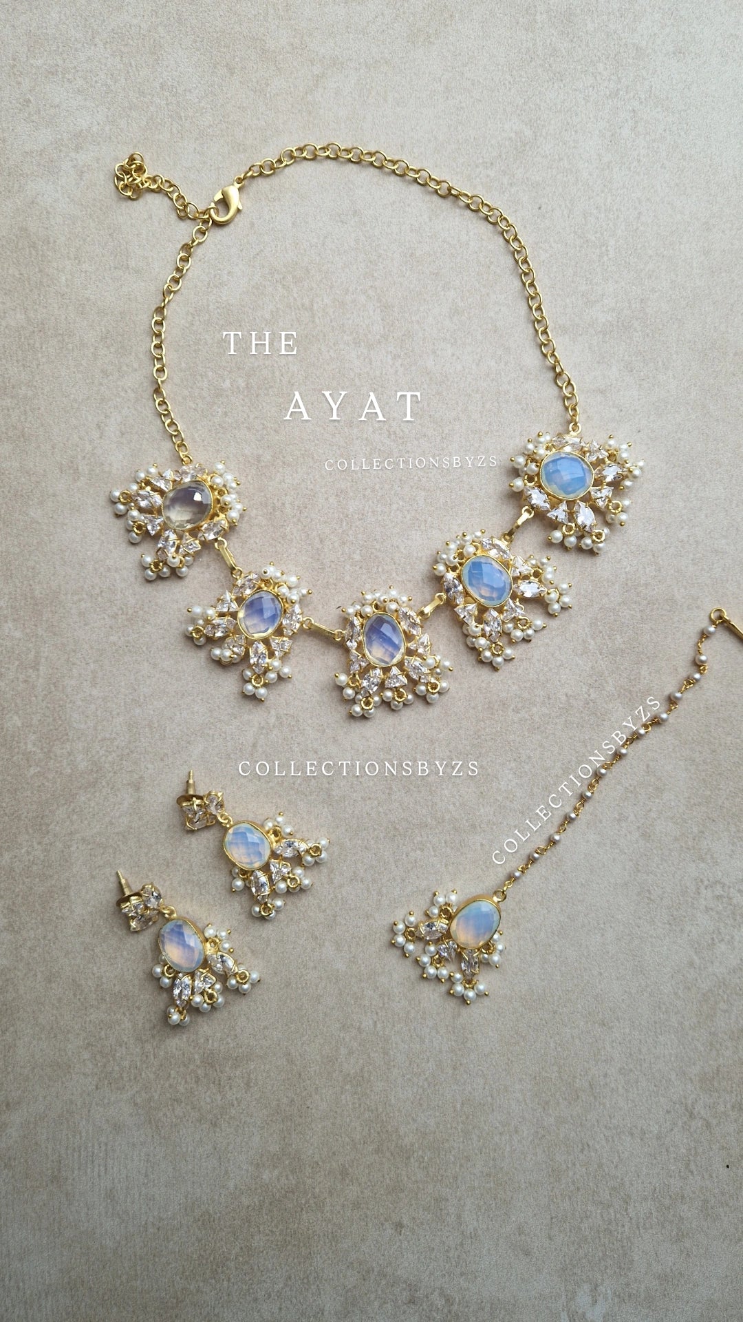 AYAT Beautiful Elegant *Premium* Mother of Pearl & OPALITE