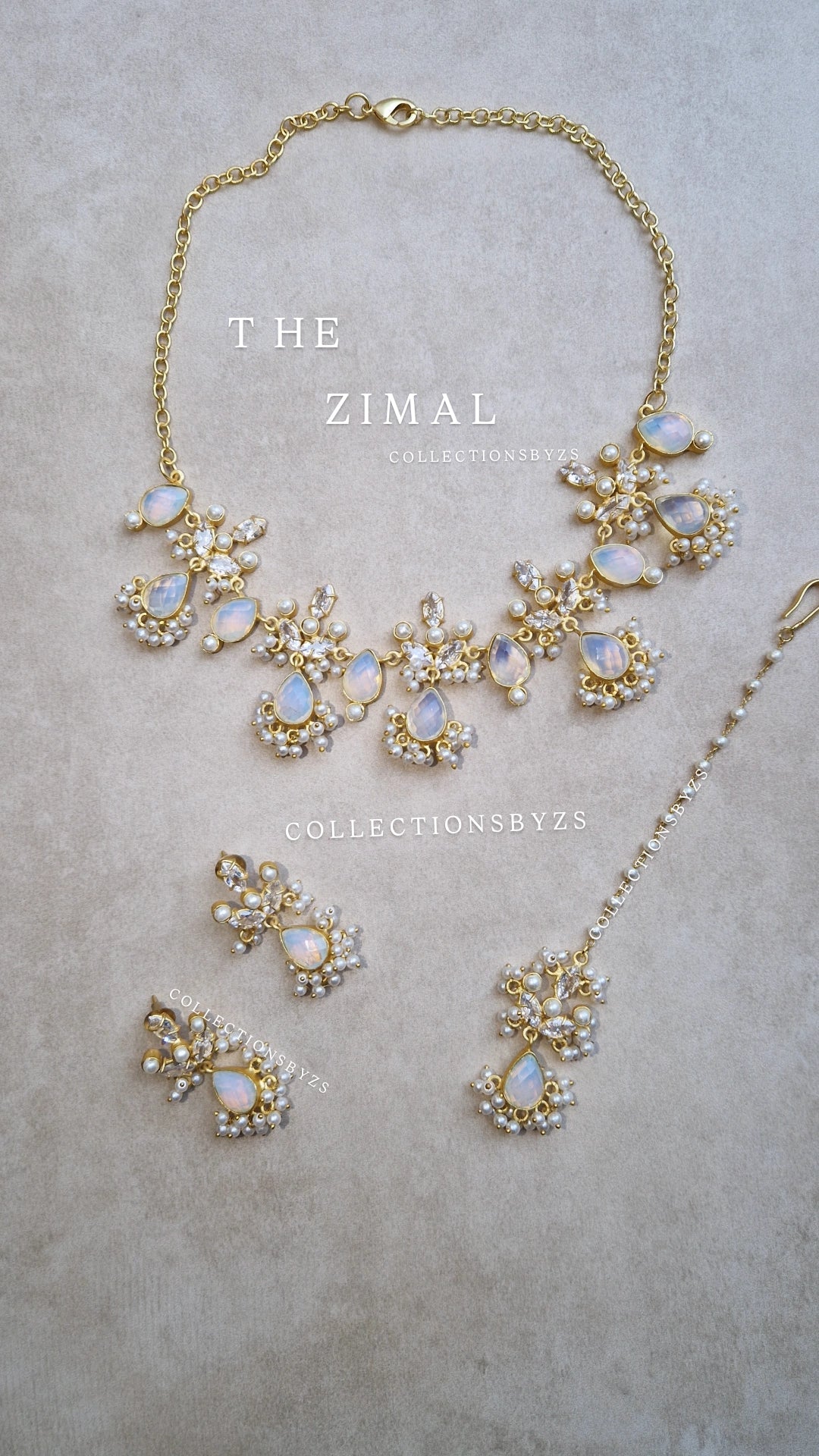 ZIMAL- Elegant, Luxury *Premium* Fresh Water Pearls & Opalite