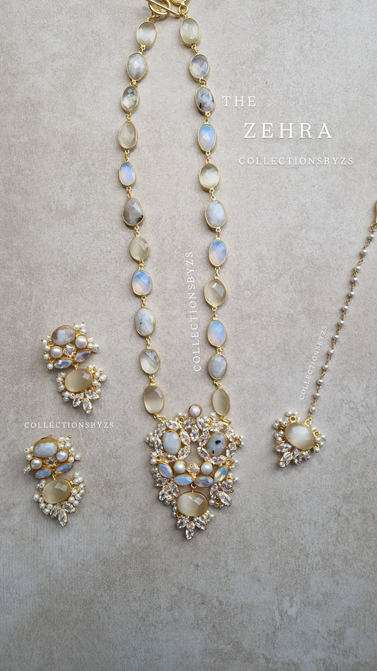 ZEHRA:- Semi Precious Stones *Premium* MALA SET