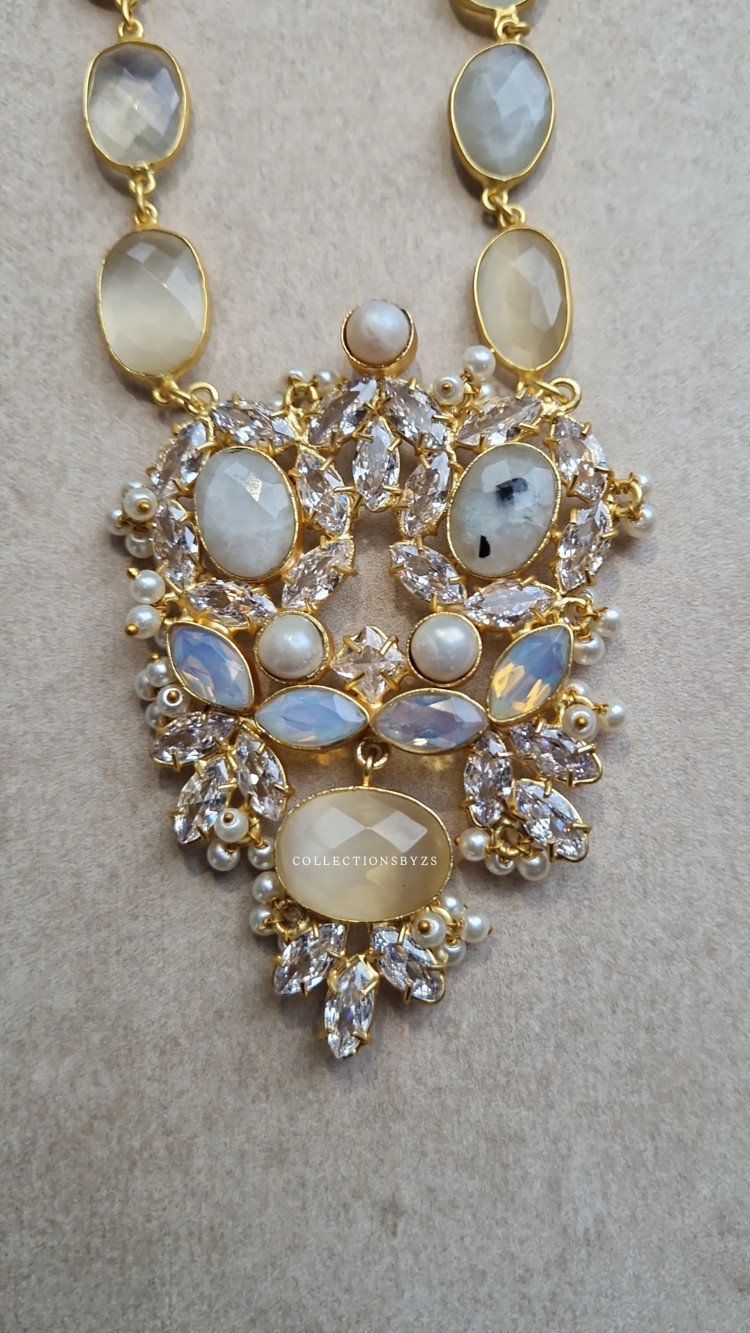 ZEHRA:- Semi Precious Stones *Premium* MALA SET
