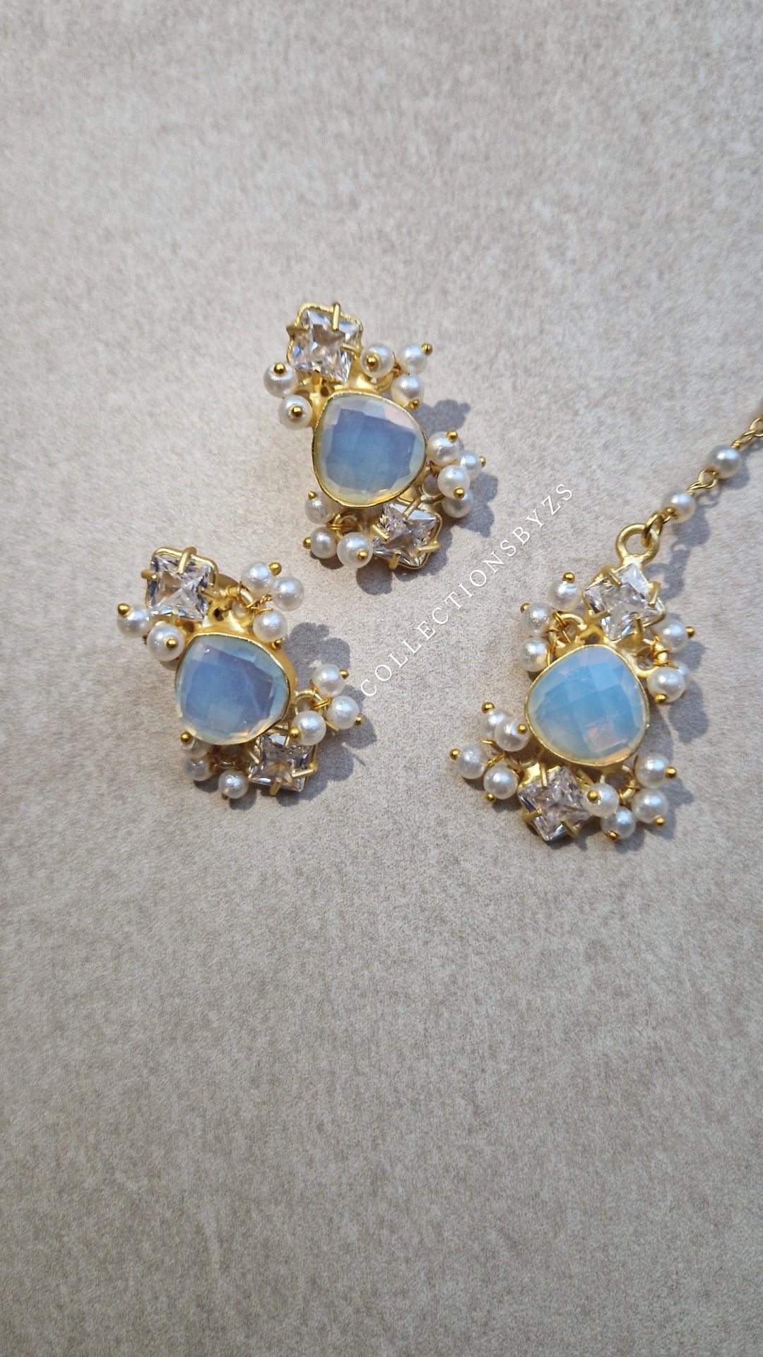 PARVEEN- Very Small Beautiful Elegant *Premium* Mother of Pearl - OPALITE
