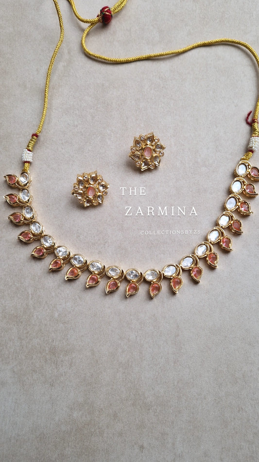 ZARMINA - INSPIRED Mossonite Set- PINK
