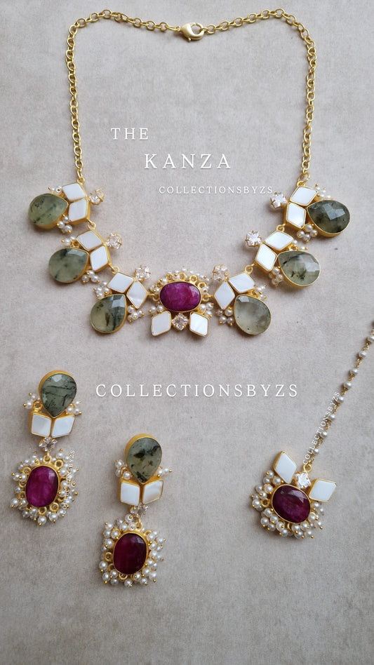 KANZA- Beautiful Elegant Premium Mother of Pearls Set.
