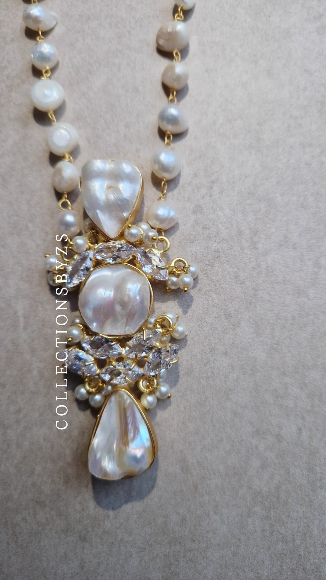 ALIA- *Premium* Small beautiful Elegant Premium Mother of Pearls - Mala Set