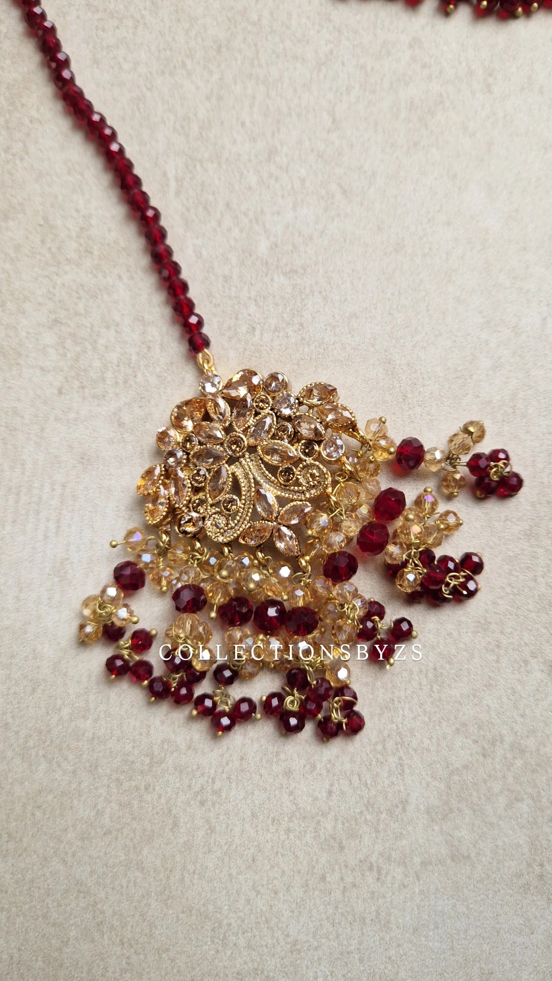 ZARA- Premium Pakistani Earrings, Tikka and OVERSIZED Jhumar Set